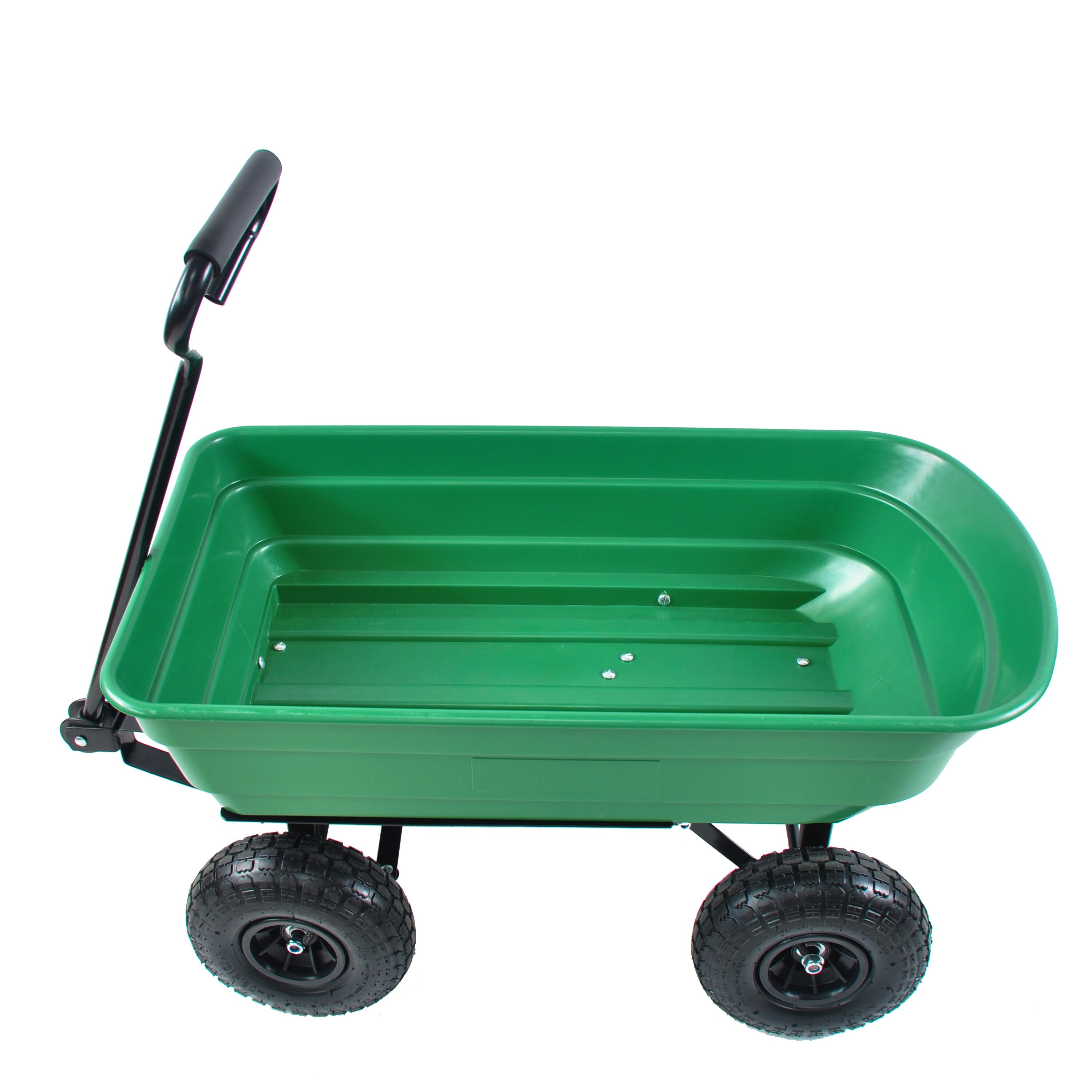 Steel Garden Cart 500 lbs Load Wheelbarrows & Yard Carts at