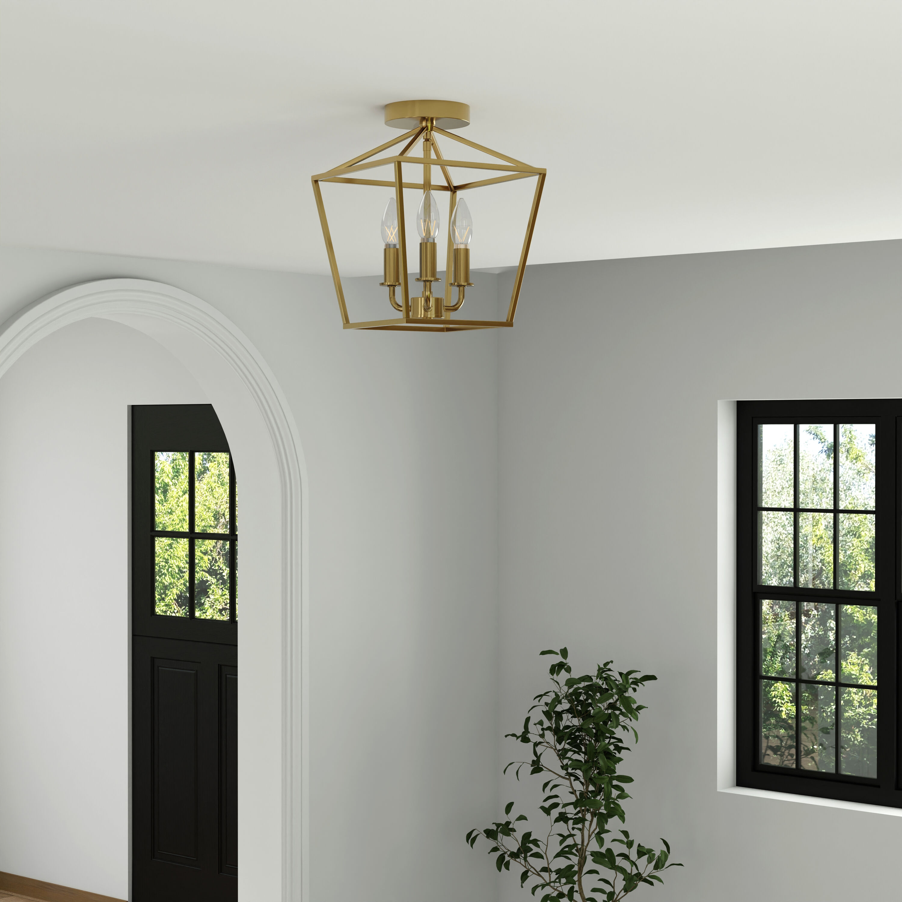 allen + roth CH31-3GD flushmounts - View #5
