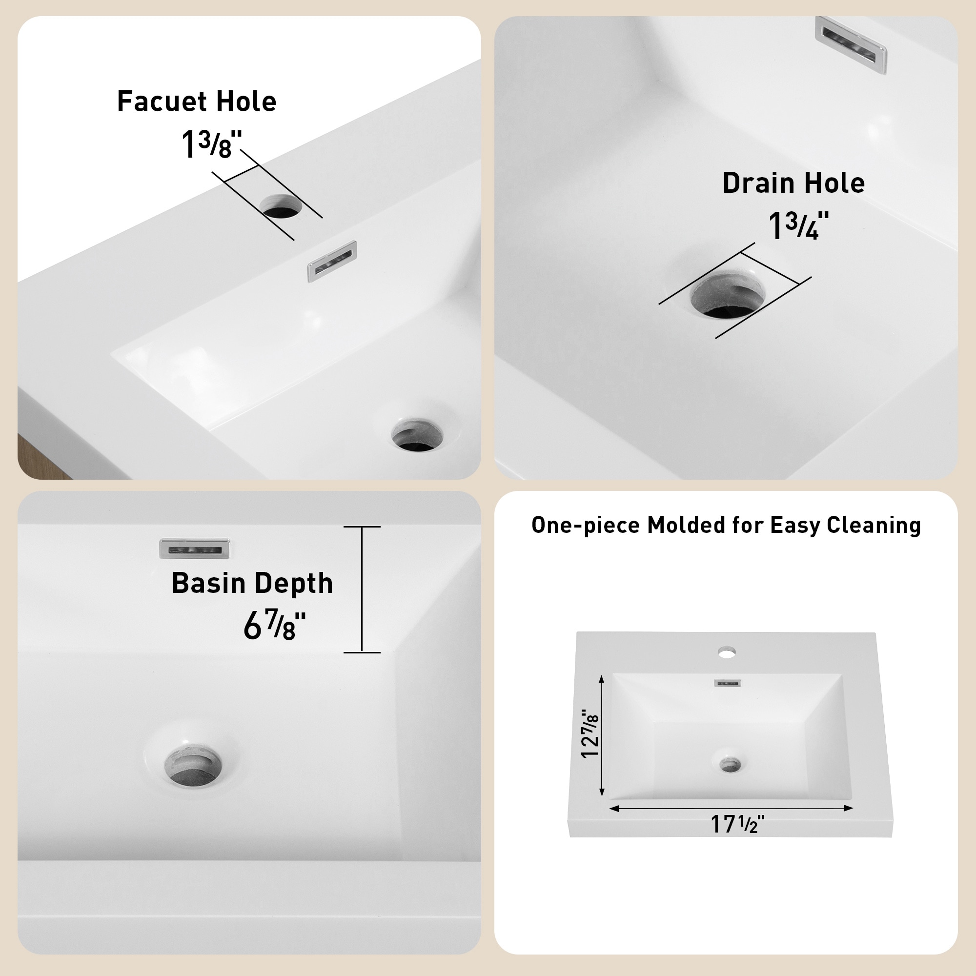 CASAINC MS-20048-CAB-WH Bath-Vanity-Combo - View #5