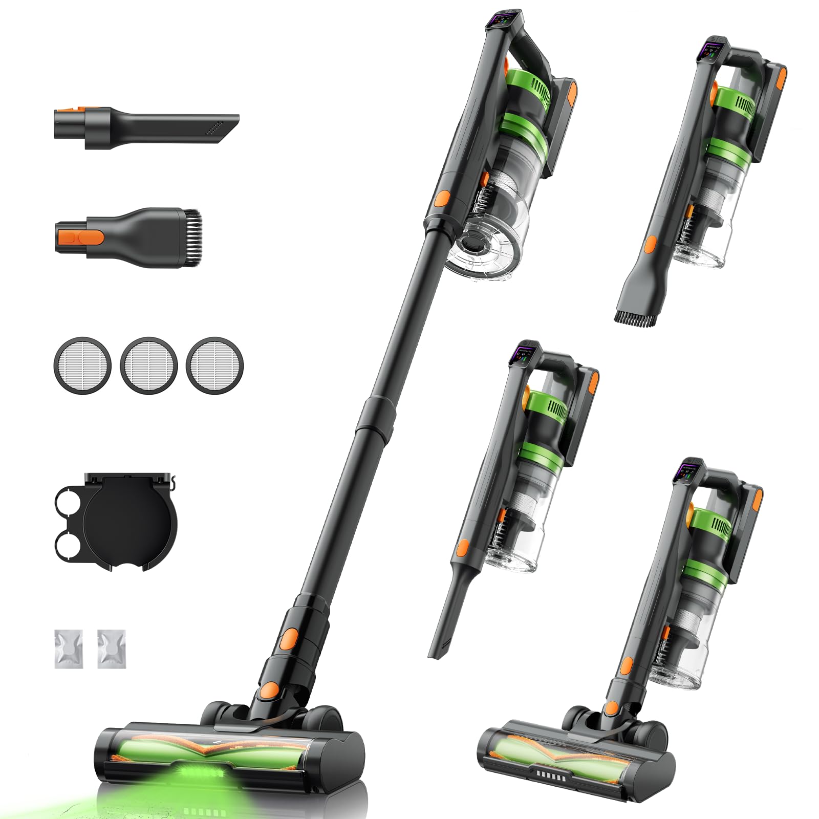 Vrbgify  Cordless Vacuum Cleaner 55KPa 650W 70Mins Vacuum Cleaner for Home V Anti Tangle Stick Vacuum with Scented Tablet Upgraded dust Emptying Sansujyuku sansujyuku.com