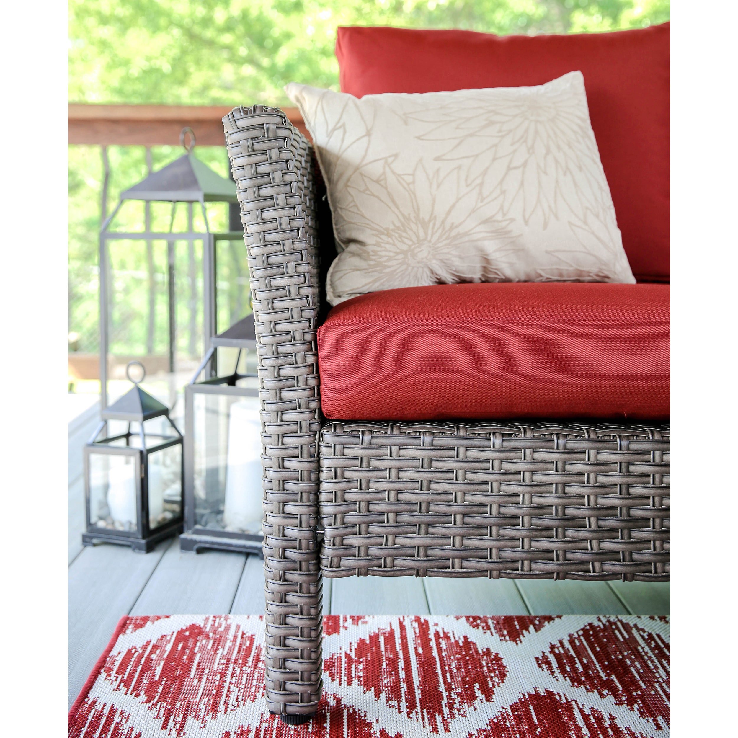 Leisure Made 768943-RED Patio-Conversation-Sets - View #3