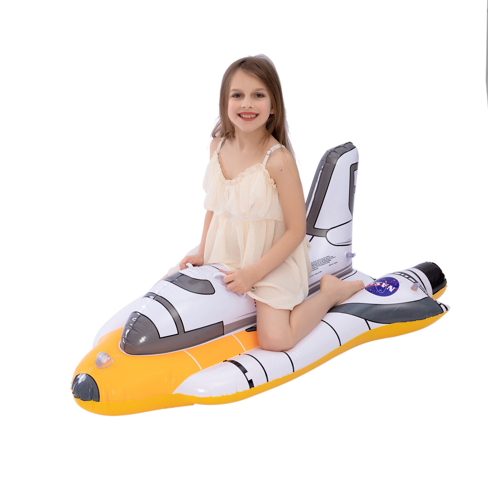 Sloosh 2.35-in X 3.7-in 1-Seat White, Gray, Yellow, Blue Inflatable ...