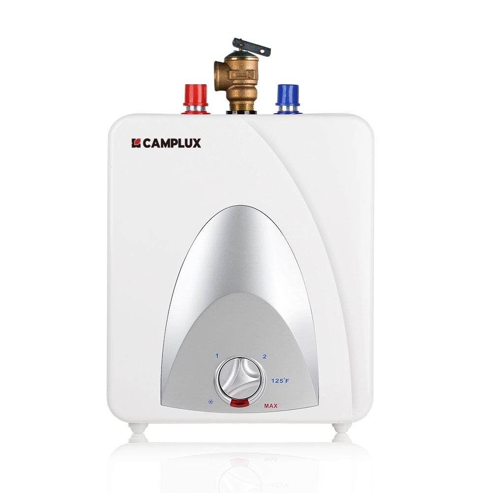 Camplux ME10N Camplux Me10 Mini Tank Electric Water Heater 1.3-Gallon,1.44kw At 120 Volts, Ul Listed