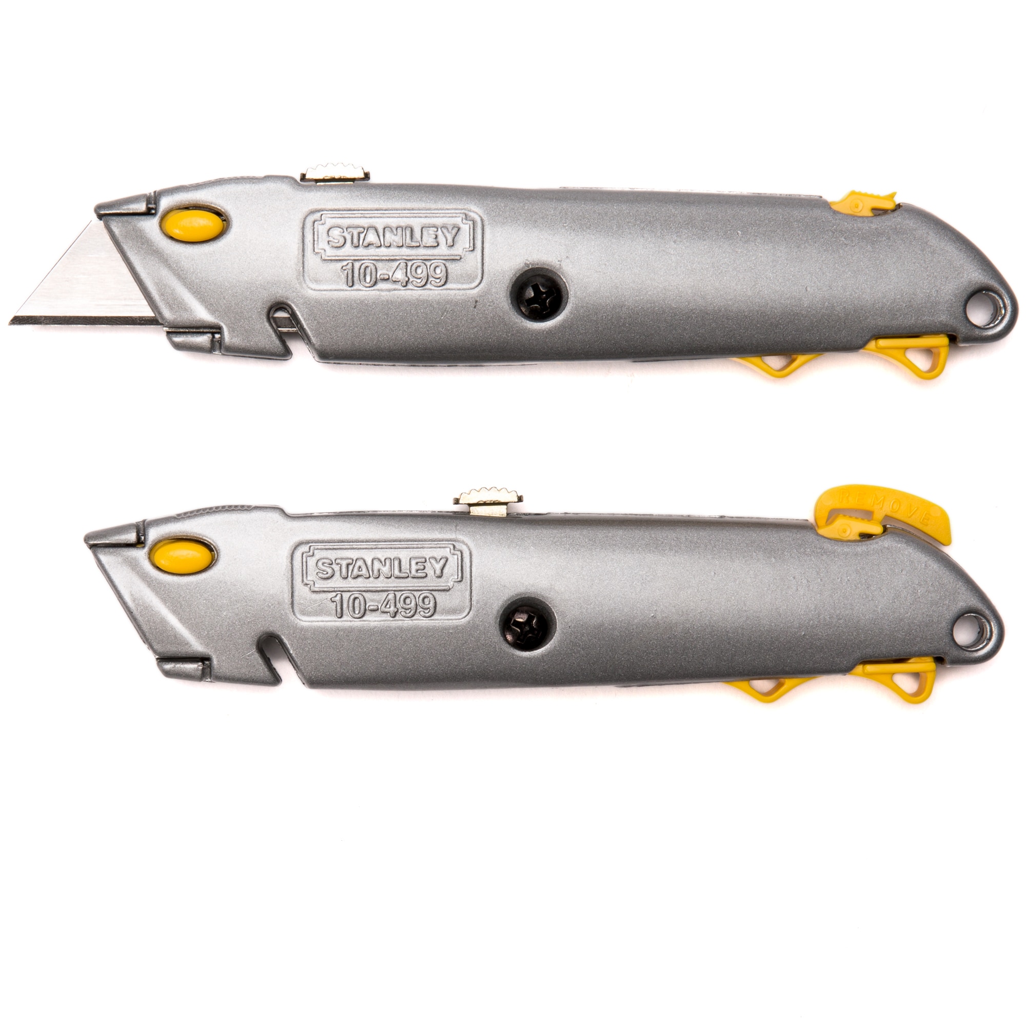 Stanley 3/4-in 2-Blade Retractable Utility Knife with On Tool Blade Storage  at