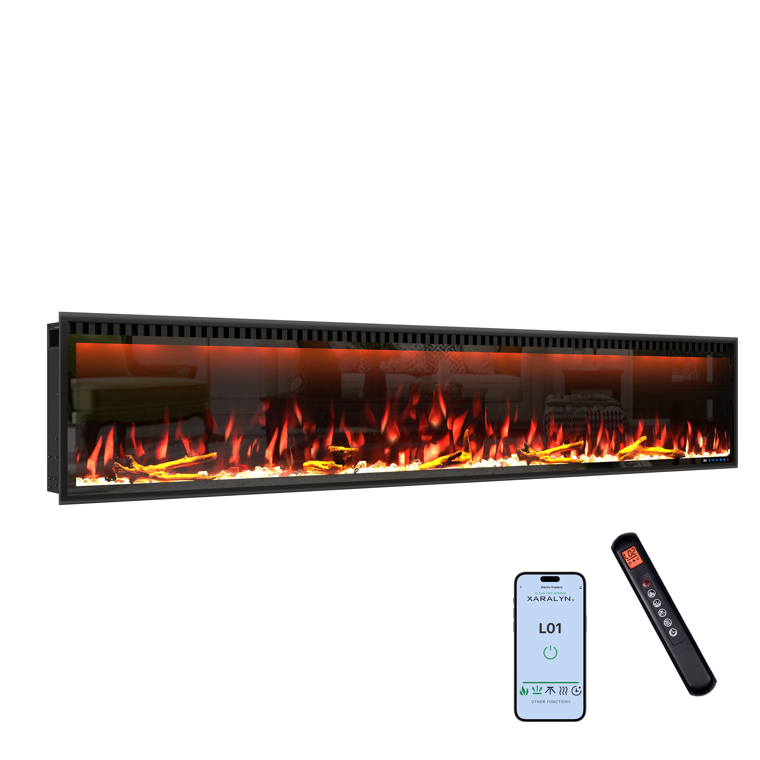 Mondawe MO-WE89440 Electric-Fireplaces - View #2
