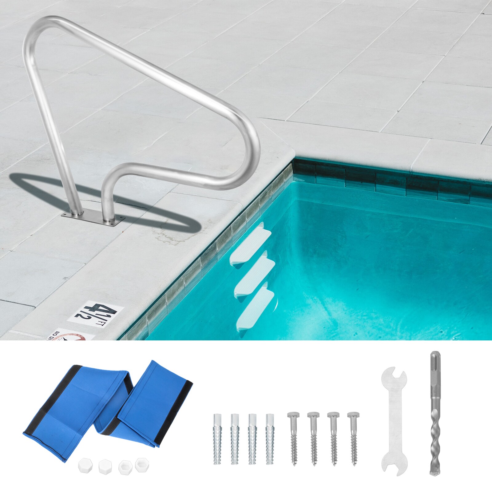 SVOPES SVOPESBXGYCFS00716V0 Above-Ground-Pool-Lad-Steps - View #2
