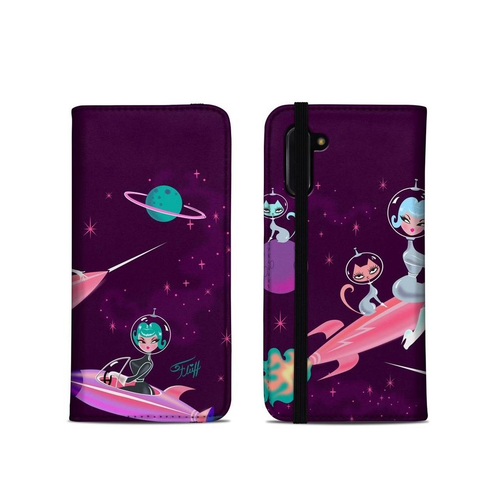 DecalGirl DCGRL617744  SN10FC-ROCKETGIRL Samsung Galaxy Note 10 Folio Case- Rocket Girl
