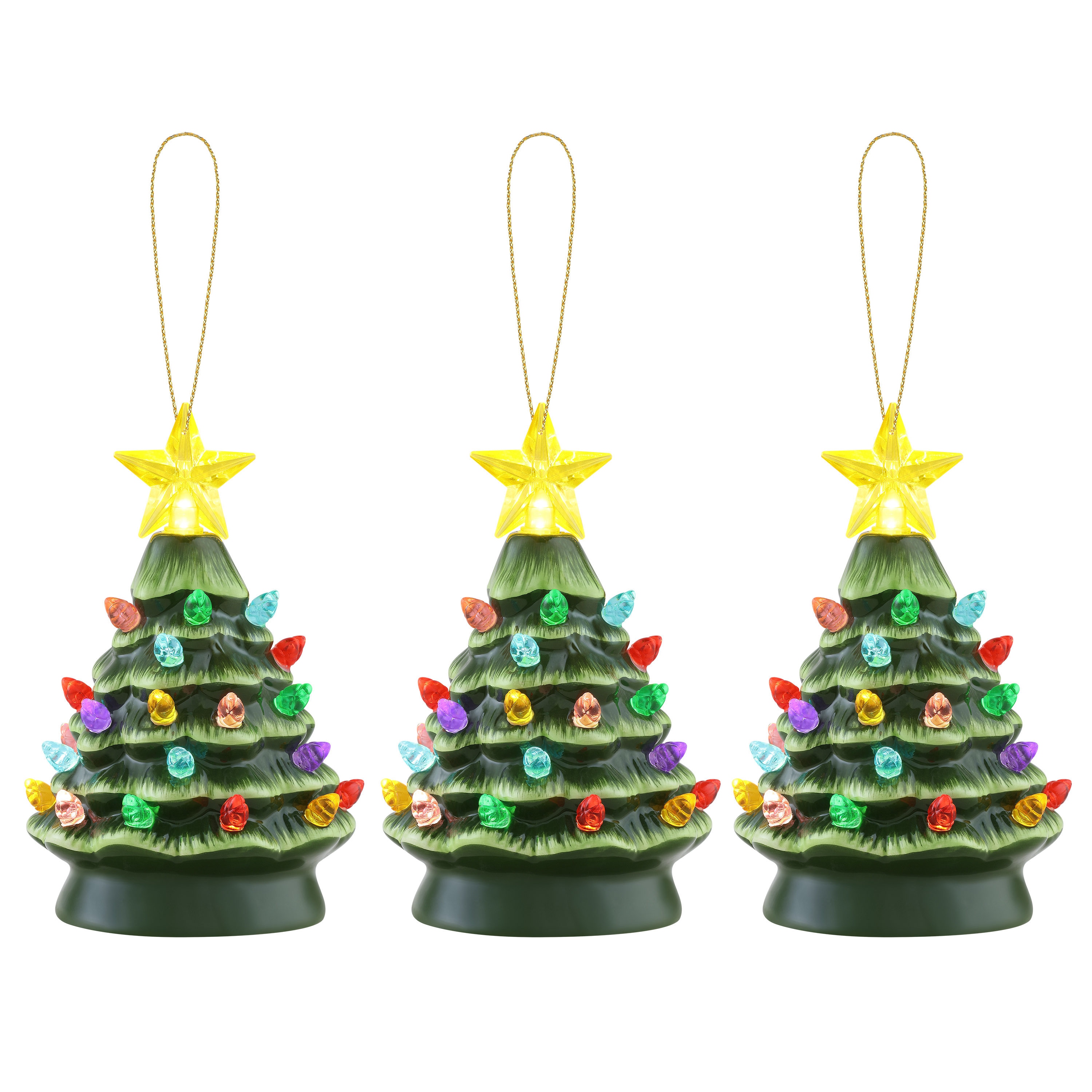 Mr. Christmas 5.25-in Lighted Decoration Christmas Tree(s) Battery ...