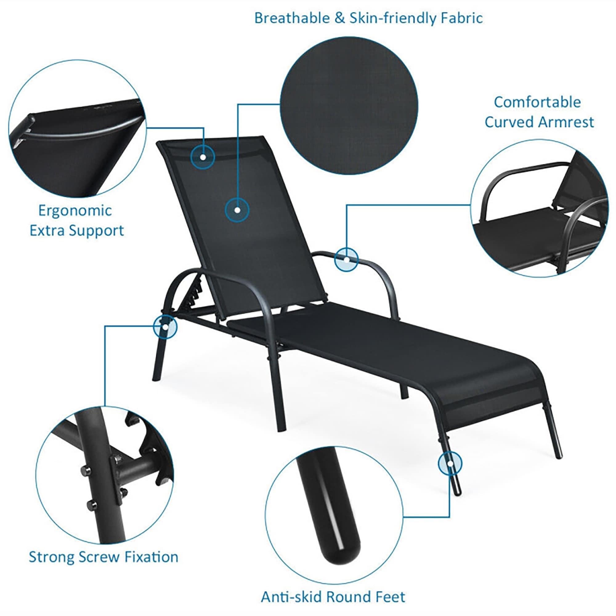 CASAINC CN-F1017-3 Patio-Chairs - View #4