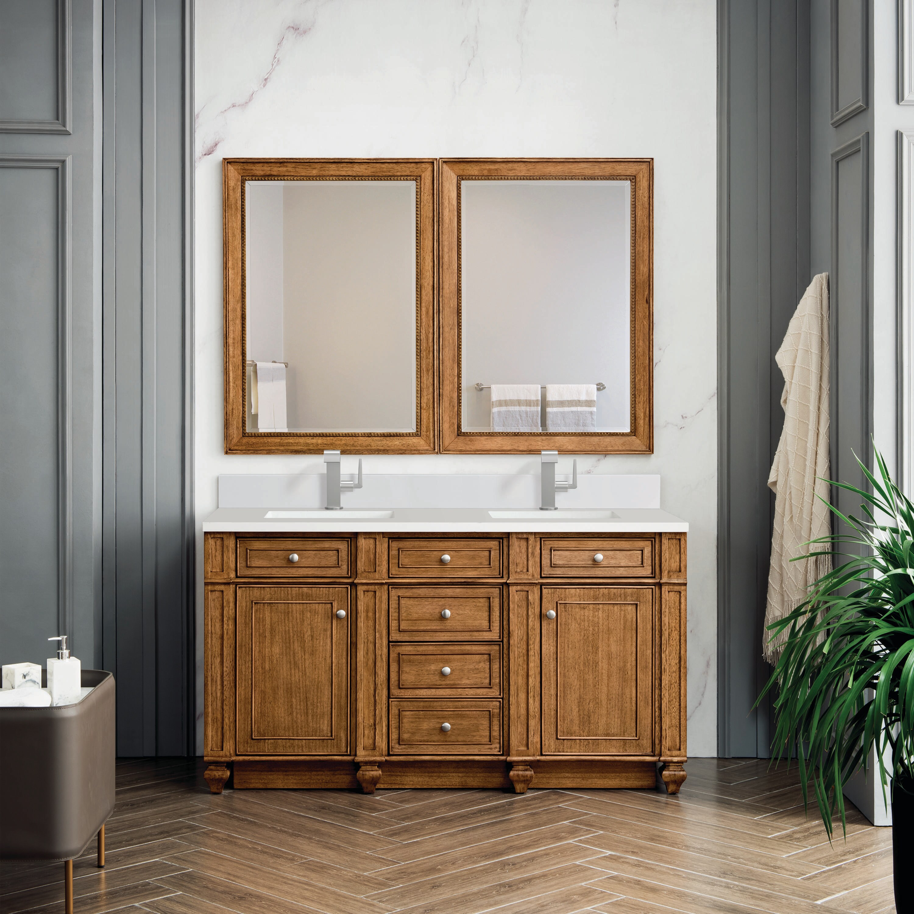 James Martin Vanities 157-V60D-SBR-1WZ Bath-Vanity-Combo - View #2