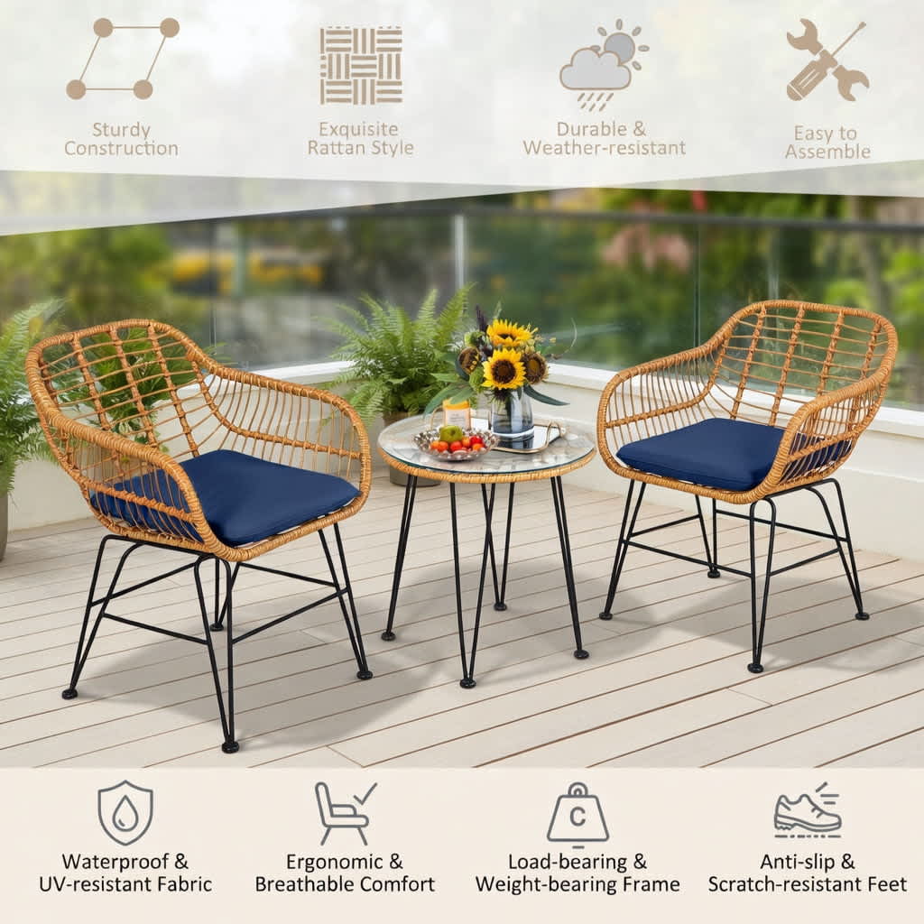 Choco Moon 5357455152798 Patio-Conversation-Sets - View #4