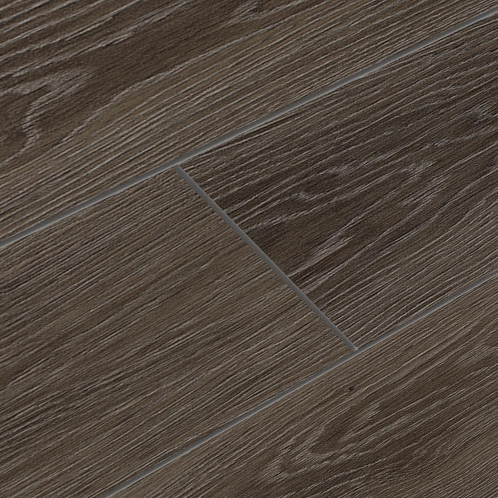 Raskin Industries CRX-519 Ceramix Corfu Brown Wood look 20.0-Mils x 7-3/32-in W x 47-in L Waterproof and Water Resistant Loose lay Luxury Vinyl Plank Flooring ( 27.9-Sq. Feet Carton )
