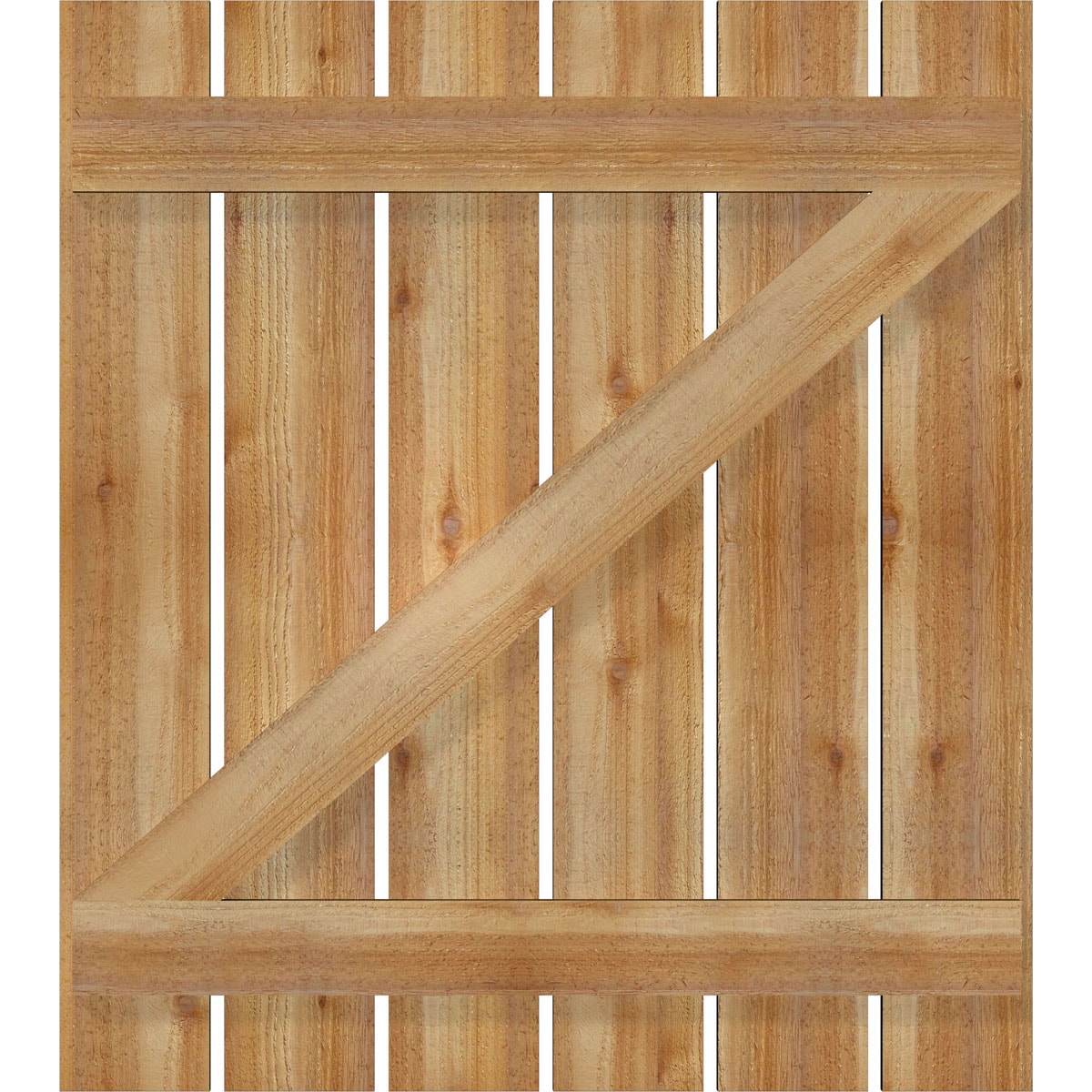 Ekena Millwork RBS06Z35X039RWR Exterior-Shutters - View #5