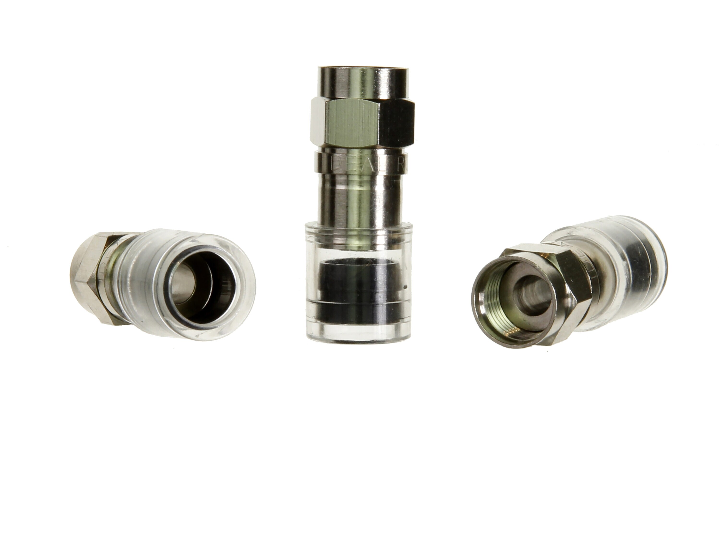 IDEAL 89-045 50 -Pack Brass Compression F-connector