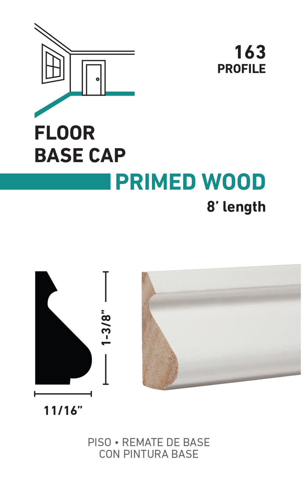 RELIABILT L0416328 Baseboard-Moulding - View #3