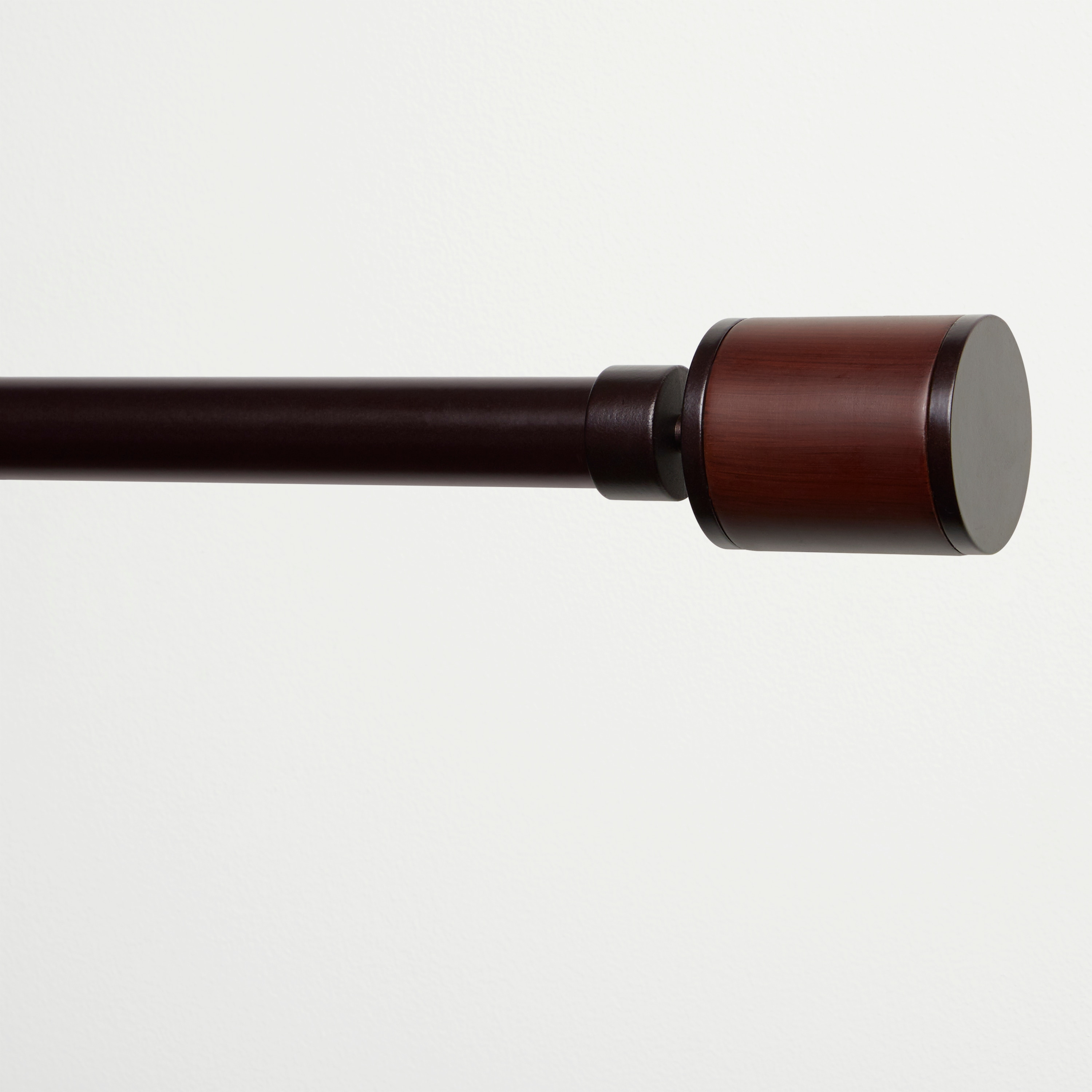 Exclusive Home RD012912DSEHB1 A557 Rimini 66-in to 120-in Matte oil rubbed bronze Steel Single curtain rod with Finials
