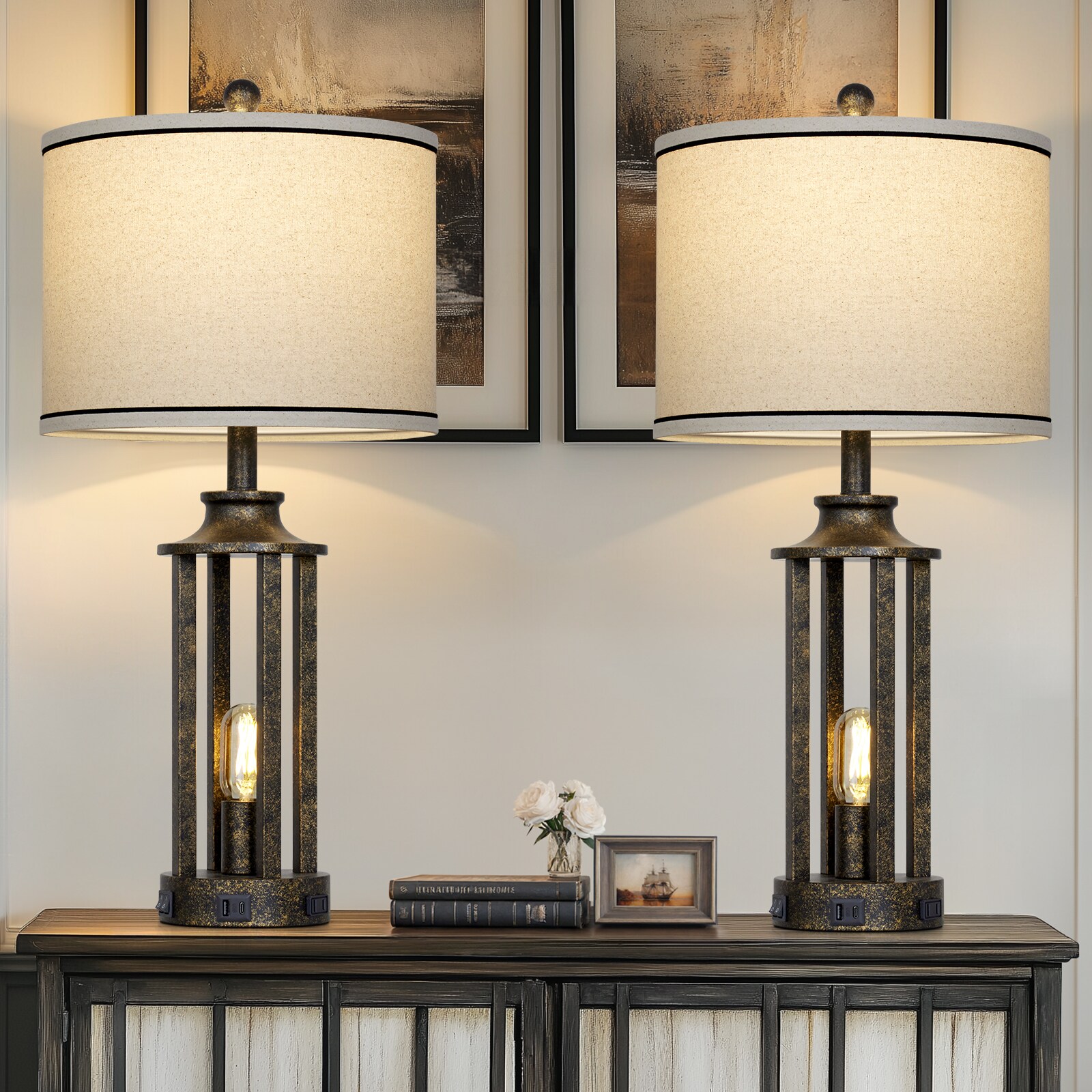 UrFurnishings TD-390 Table-Lamps - View #6