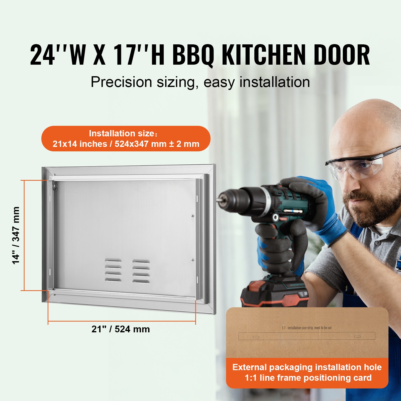 VEVOR DMMBSCJMYS24NIM7FV0 Builtin-Grill-Cabinet-Parts - View #5