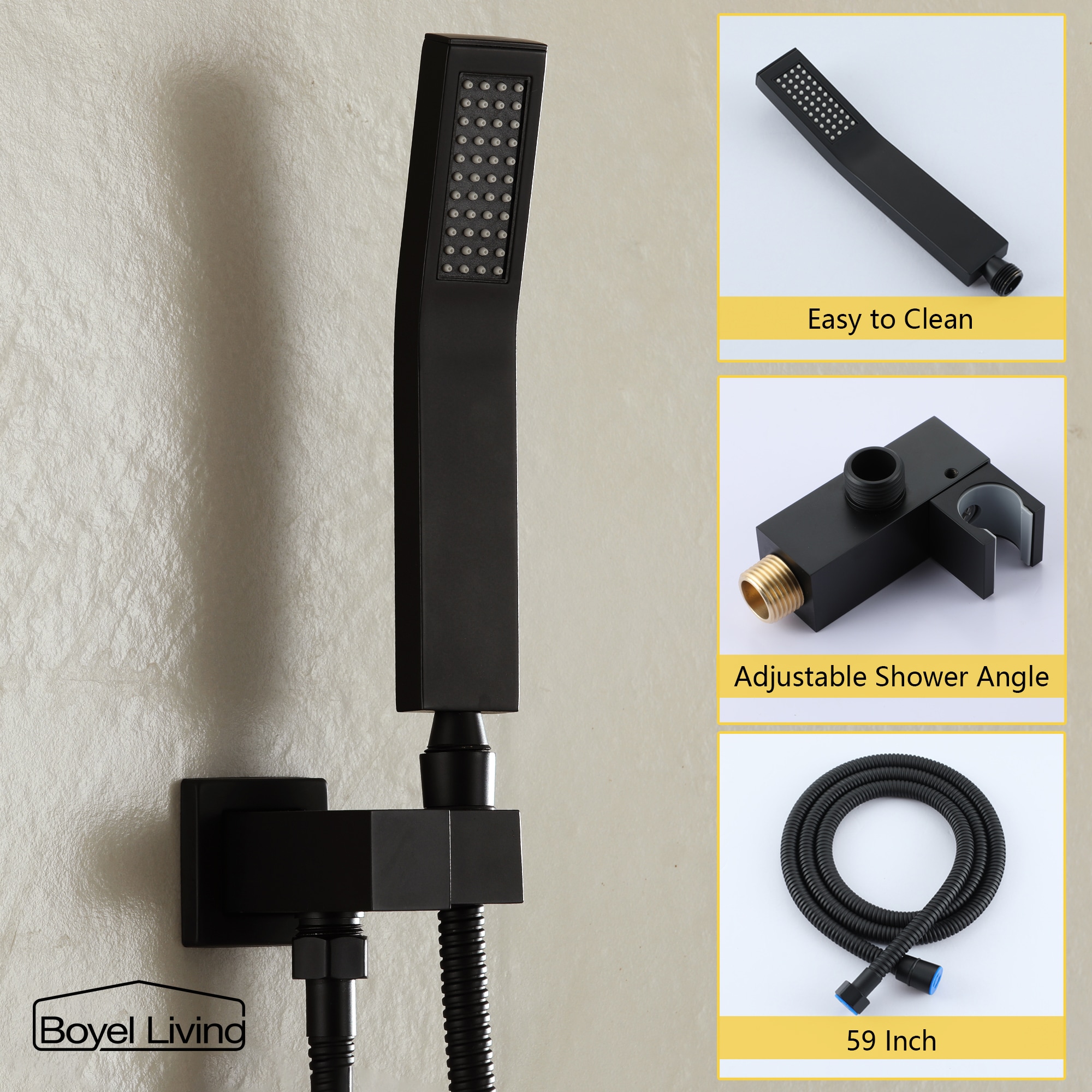 Clihome RB0711 Showerhead-Bar-Panels - View #5