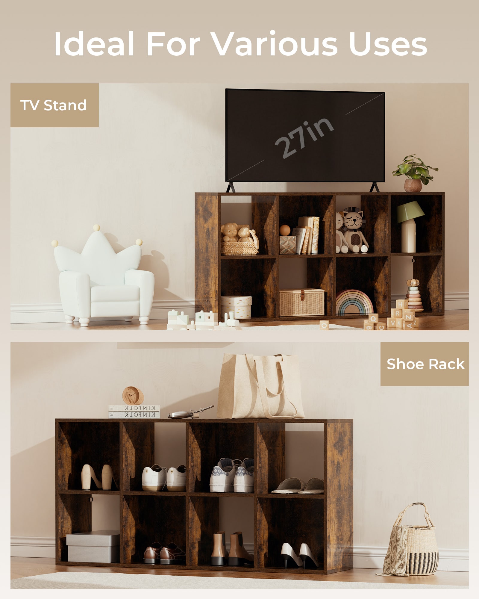 GTPLAYER LOWE'S-B3001-VBR8 Laminate-Storage-Cubes - View #6