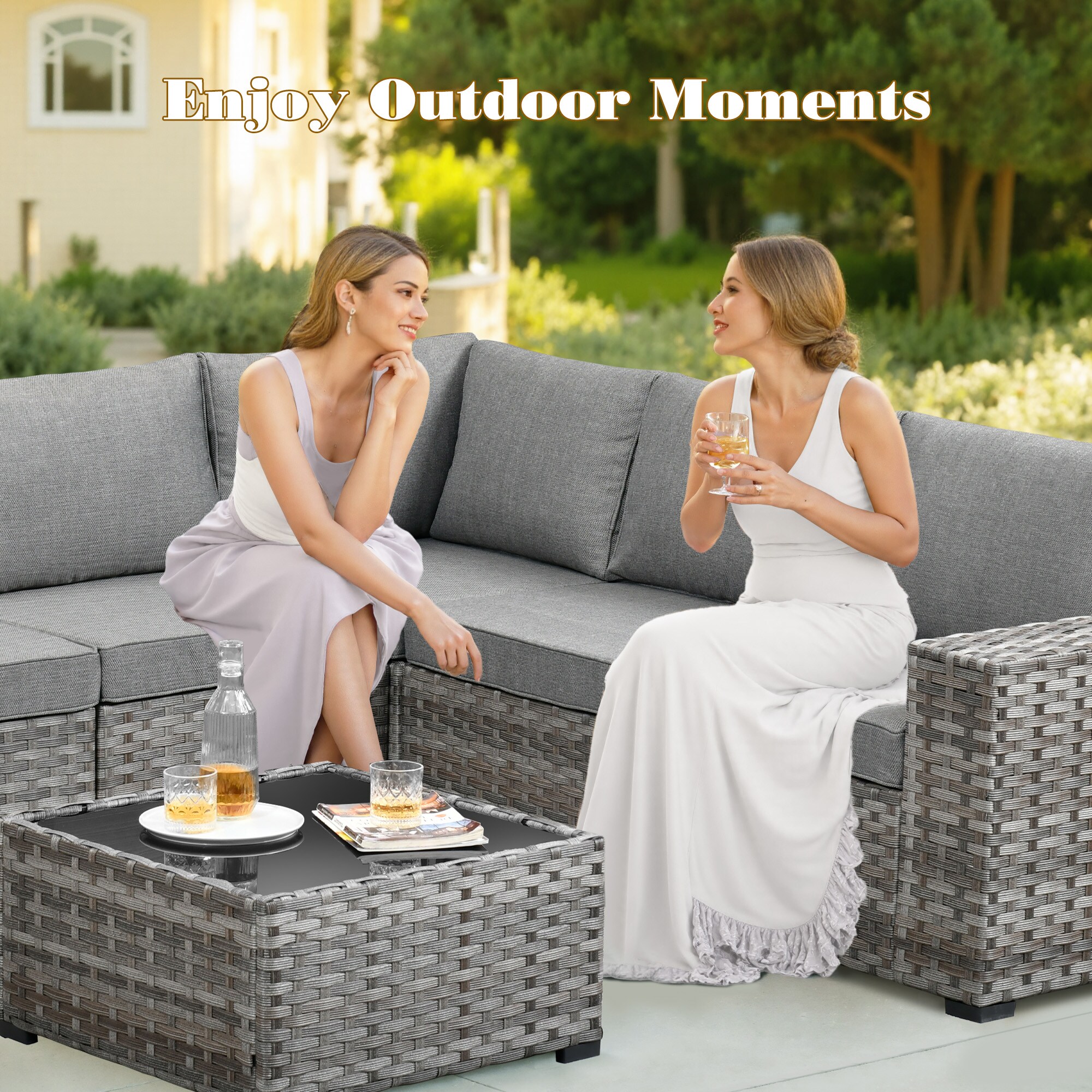 Pouuin SCFPBBR2-9 Patio-Sofas-Daybeds - View #8