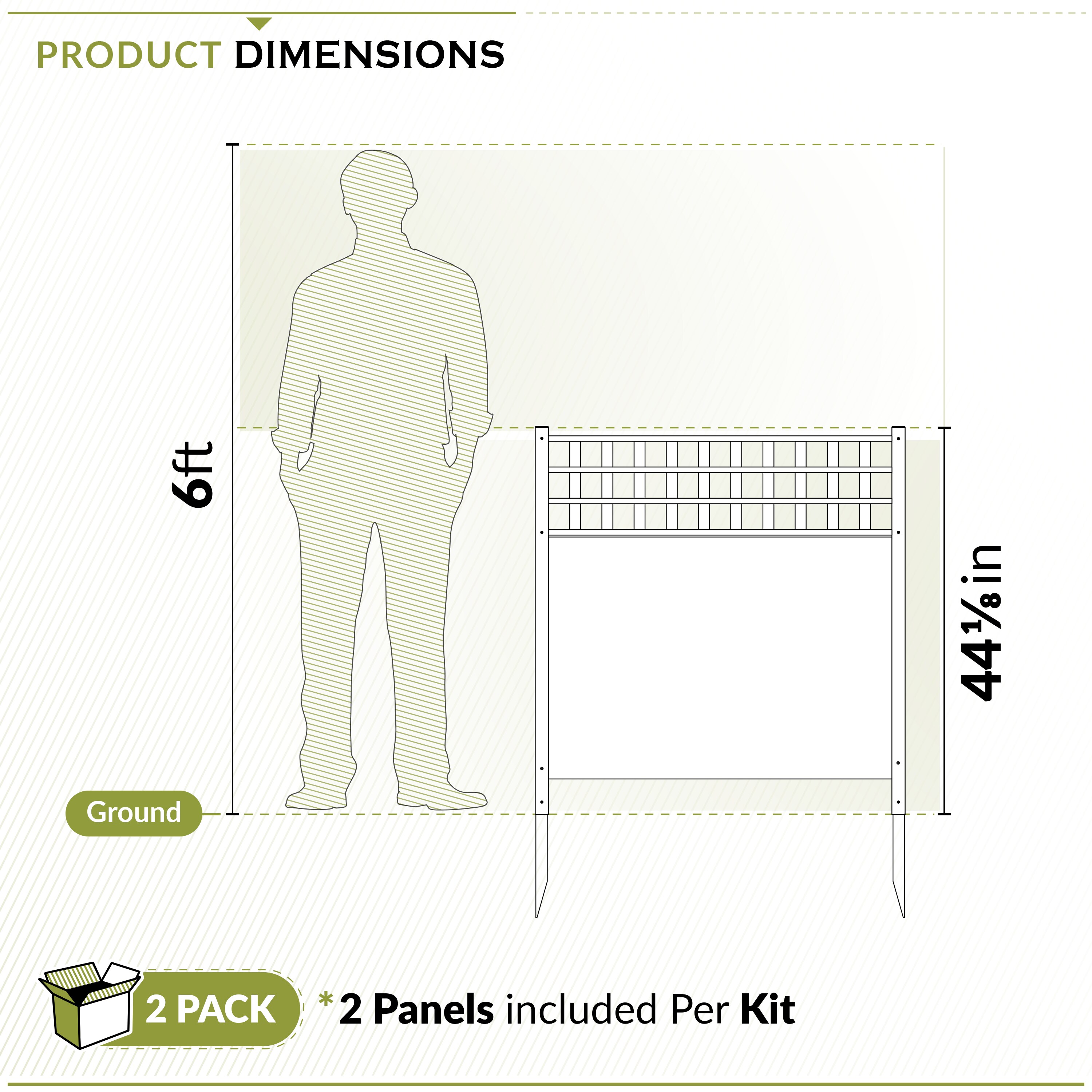 Zippity Outdoor Products ZP19060 Vinyl-Fence-Panels - View #7
