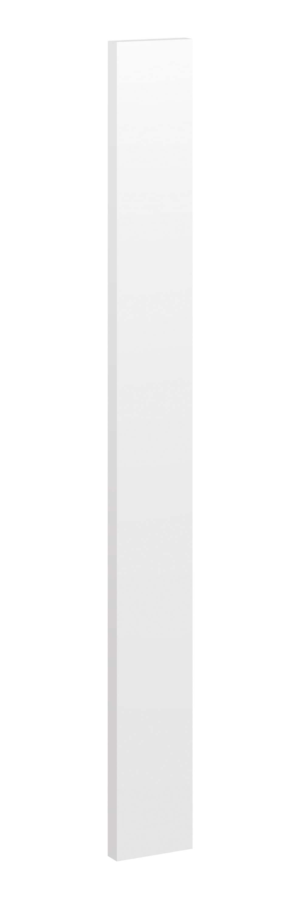 Luxxe Cabinetry FS30-VW-LW Waldorf Cabinet fill strip 3-in W x 30-in H x 0.75-in D Vibrant White Painted