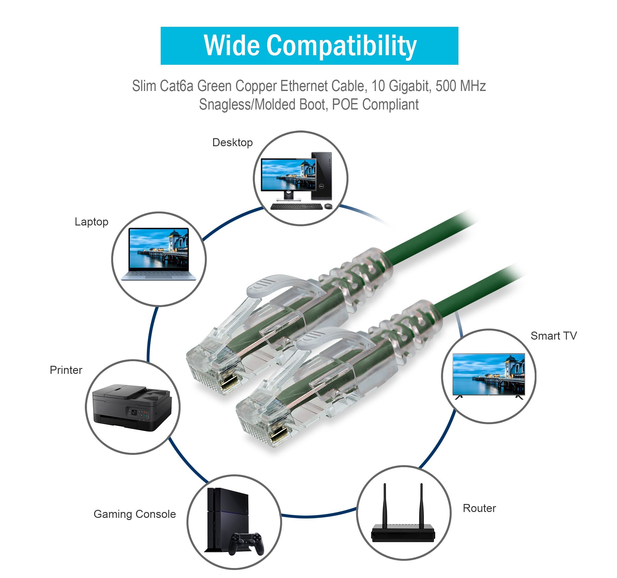Micro Connectors E09-007G-SLIM Ethernet-Cables - View #4