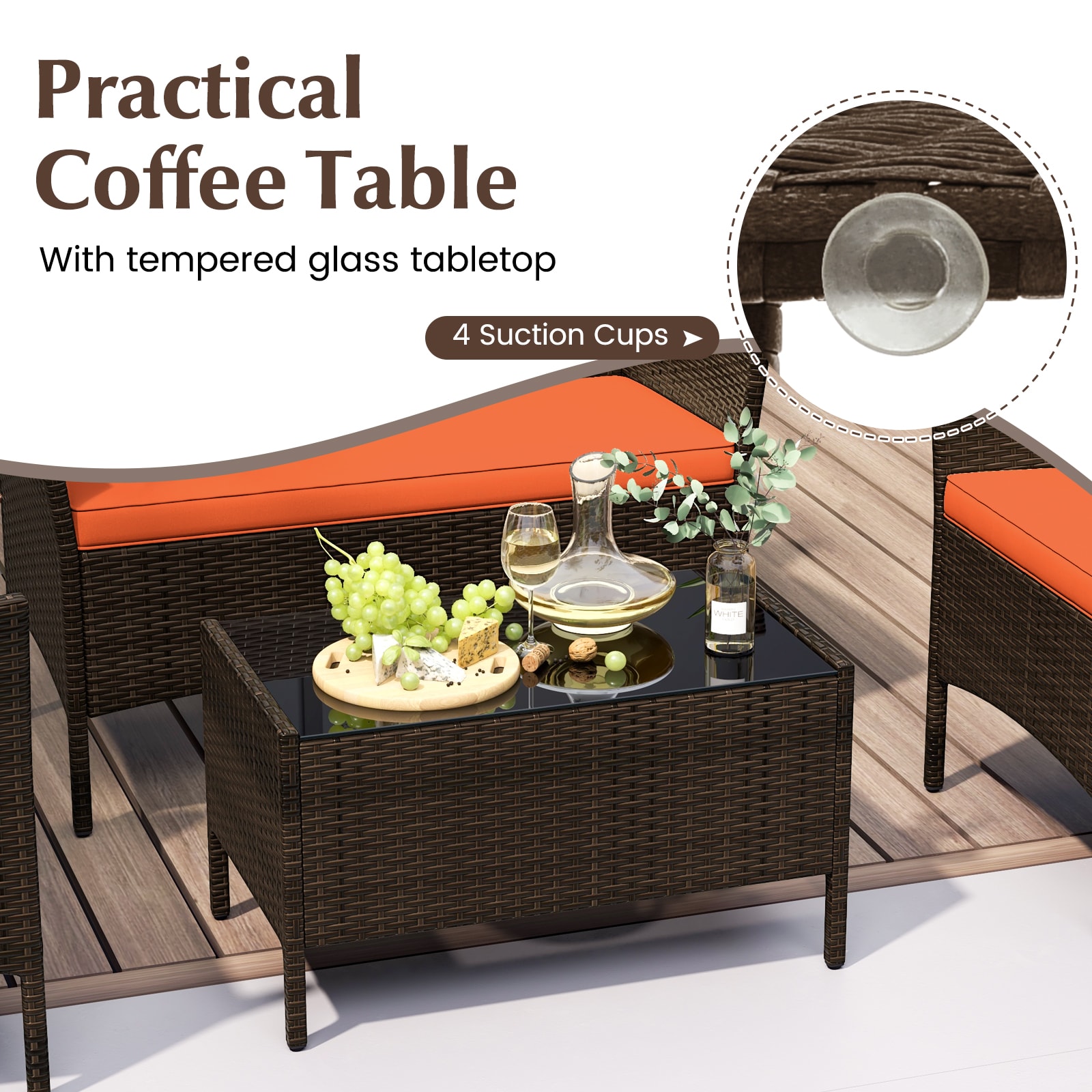 Volenca VOL-AWFCPC Patio-Conversation-Sets - View #6