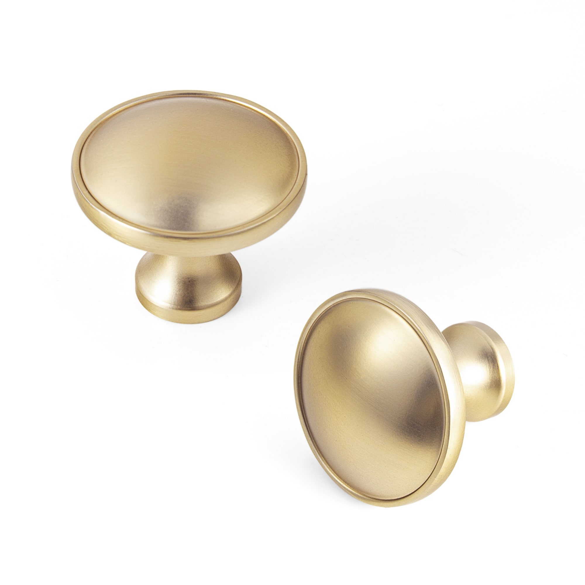 Miaokesen 1-1/4-in Champagne Bronze Mushroom Modern Cabinet Knob 12 -Pack