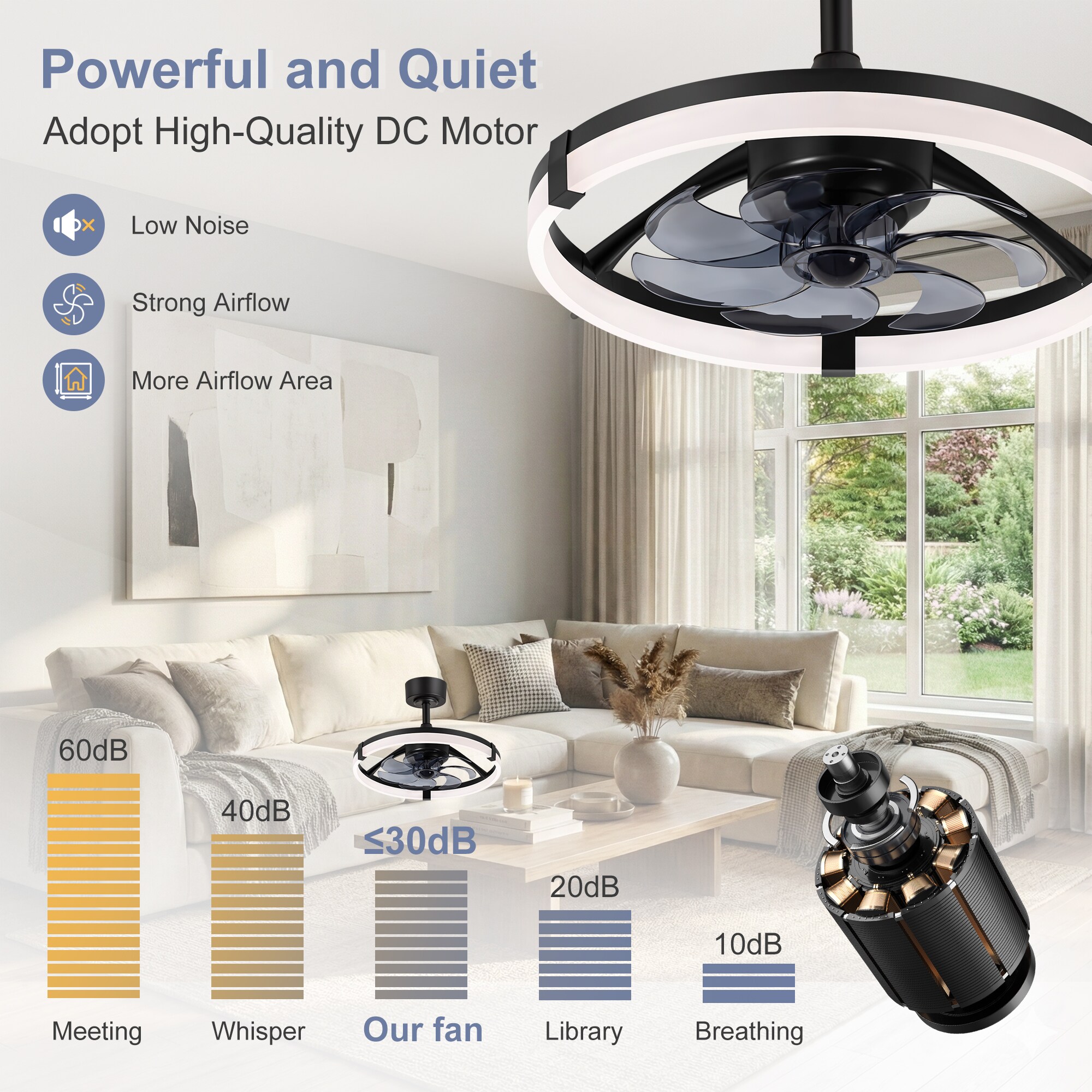 Airsurfer AS-33081-BK Ceiling-Fans - View #7