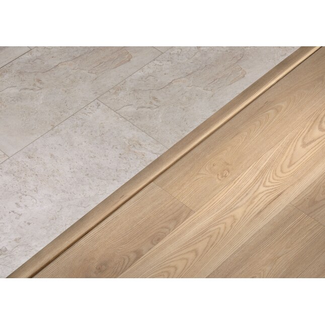 Shaw Toffee Elm 1.71-in x 94.49-in Vinyl Floor T-Moulding Shaw Toffee Elm 1.71-in x 94.49-in Vinyl Floor T-Moulding