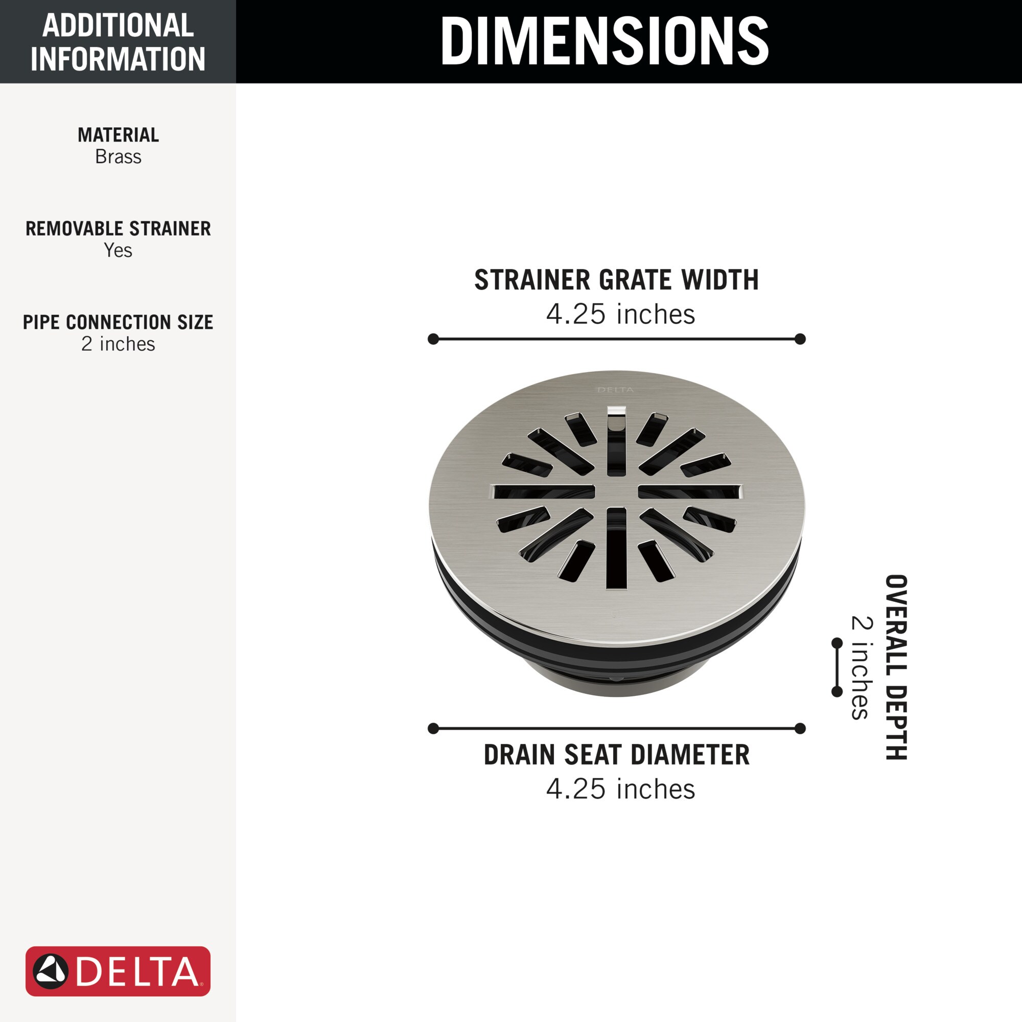 delta-4-in-prefab-brass-snap-in-round-shower-drain-in-stainless-in-the