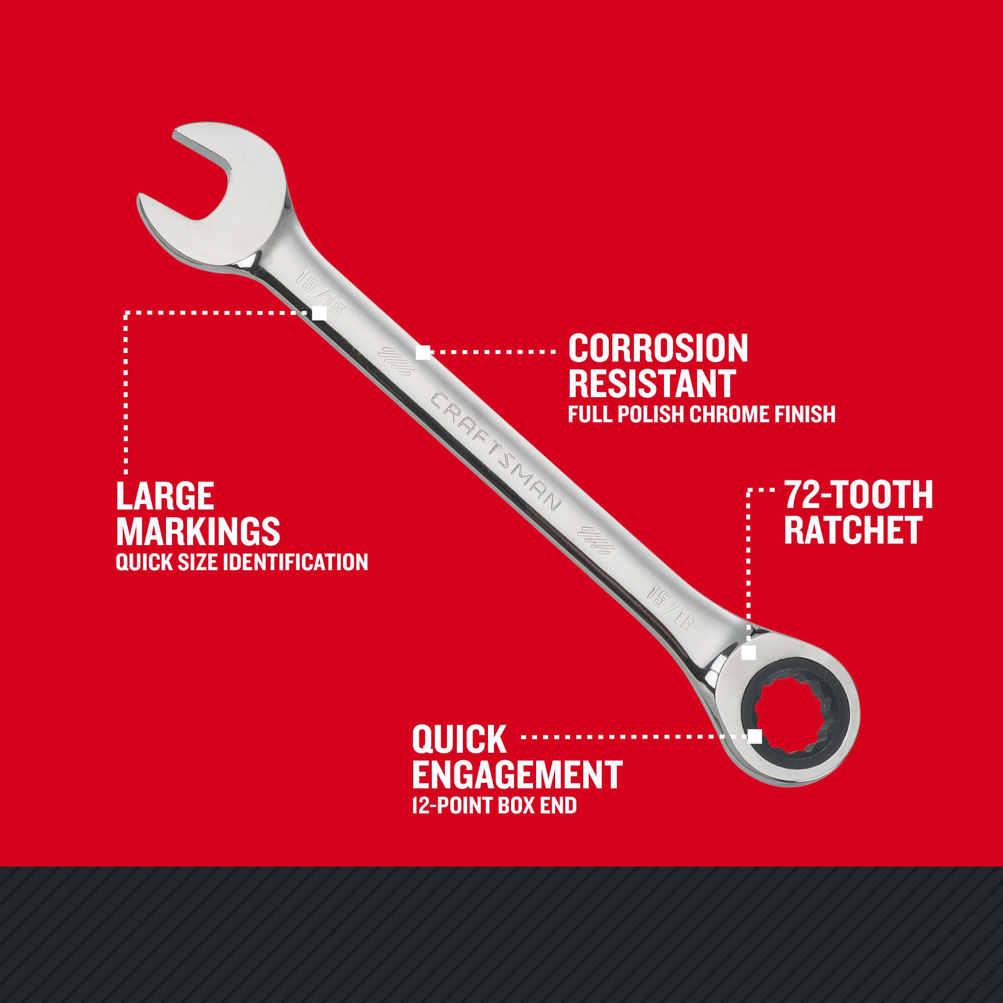 CRAFTSMAN CMMT38961 Ratcheting-Wrench-Sets - View #2