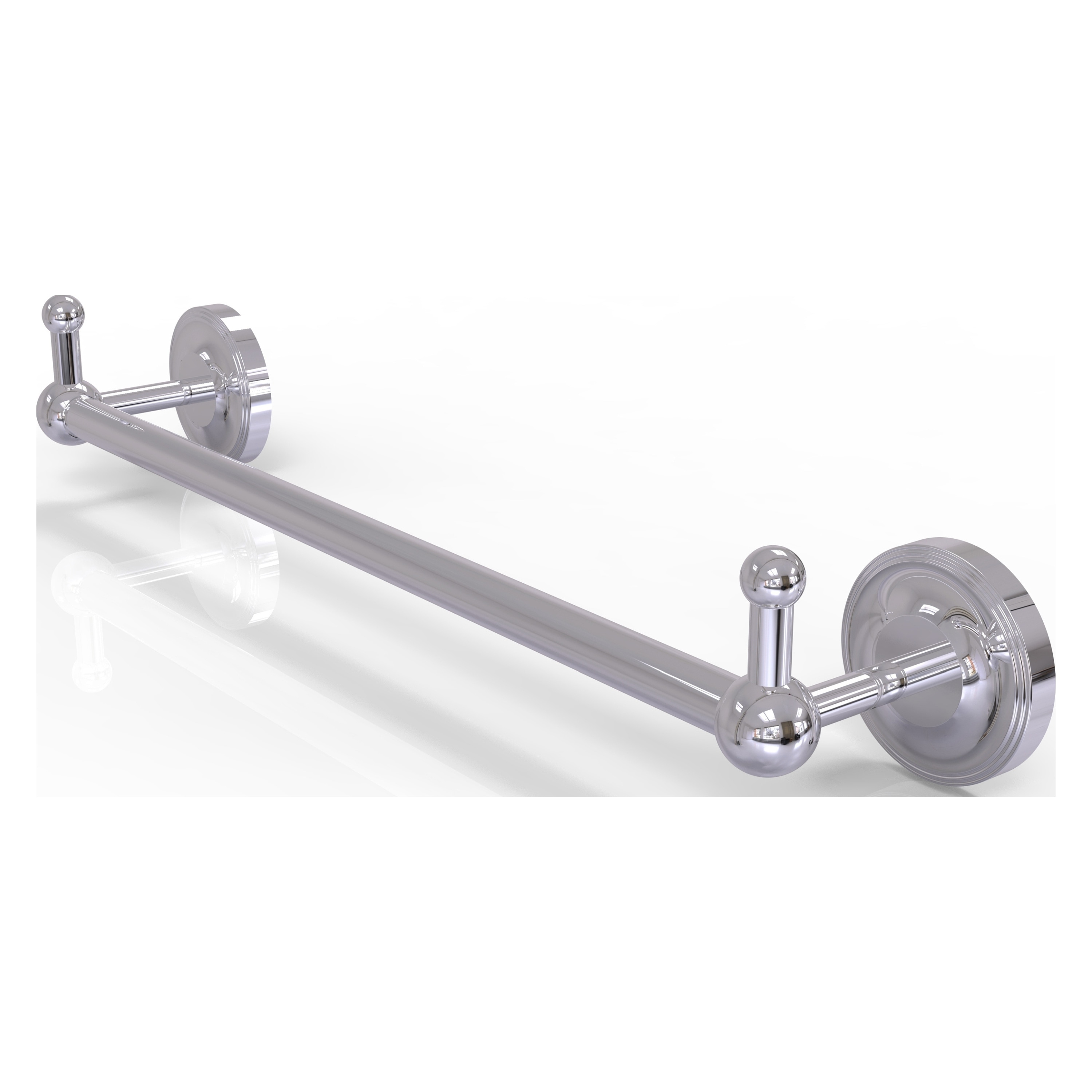 Allied Brass PR-41-24-PEG-PC Prestige Regal 24-in Polished Chrome Wall mount Single Towel Bar