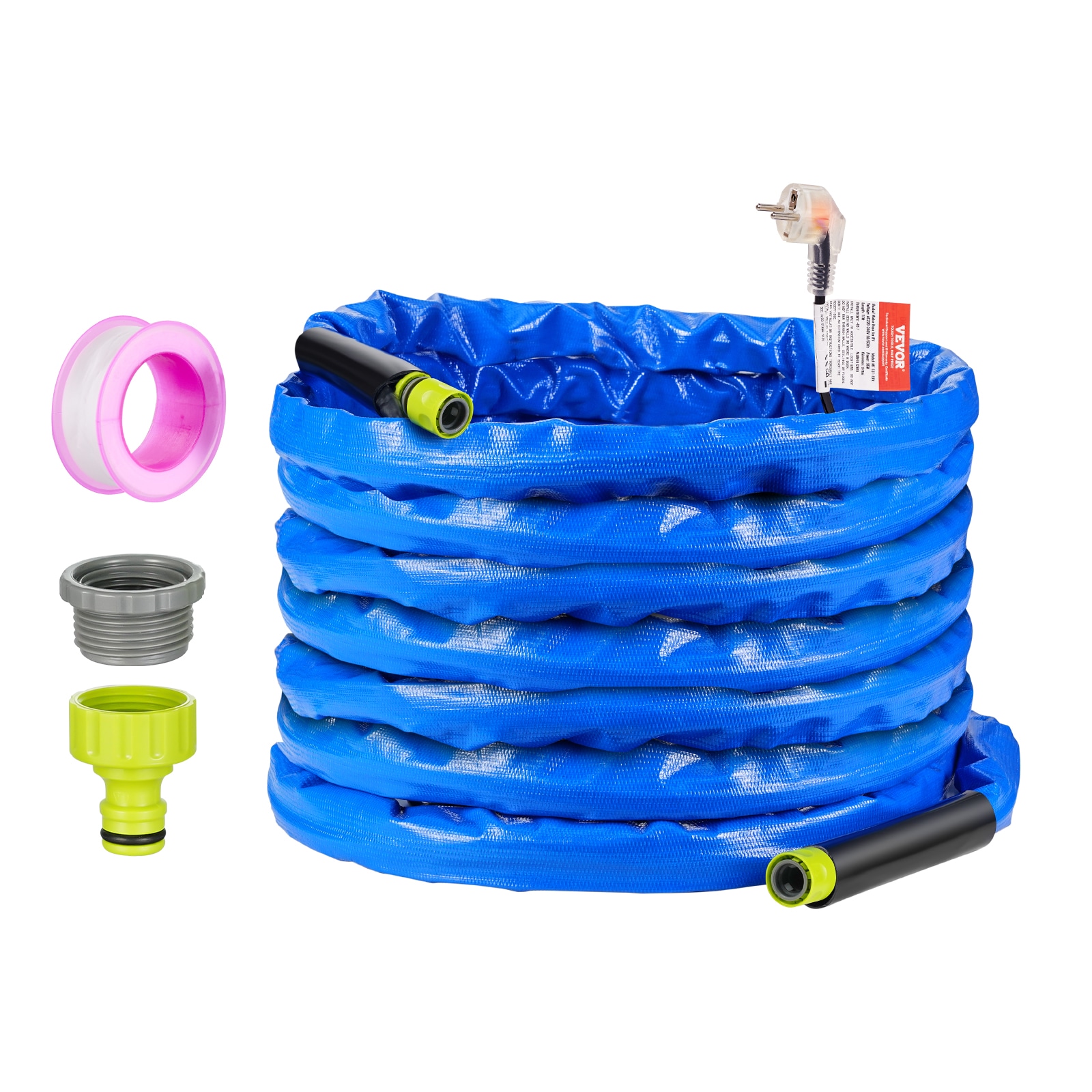VEVOR ZZKJRSG50YC0ODDSCV1 5/8-in ID PVC Blue Automotive Heater Hose