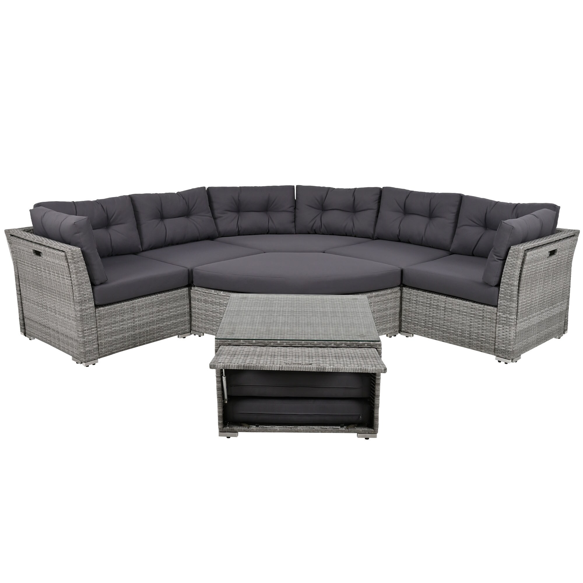 SINOFURN SYA710028GY Patio-Sofas-Daybeds - View #6