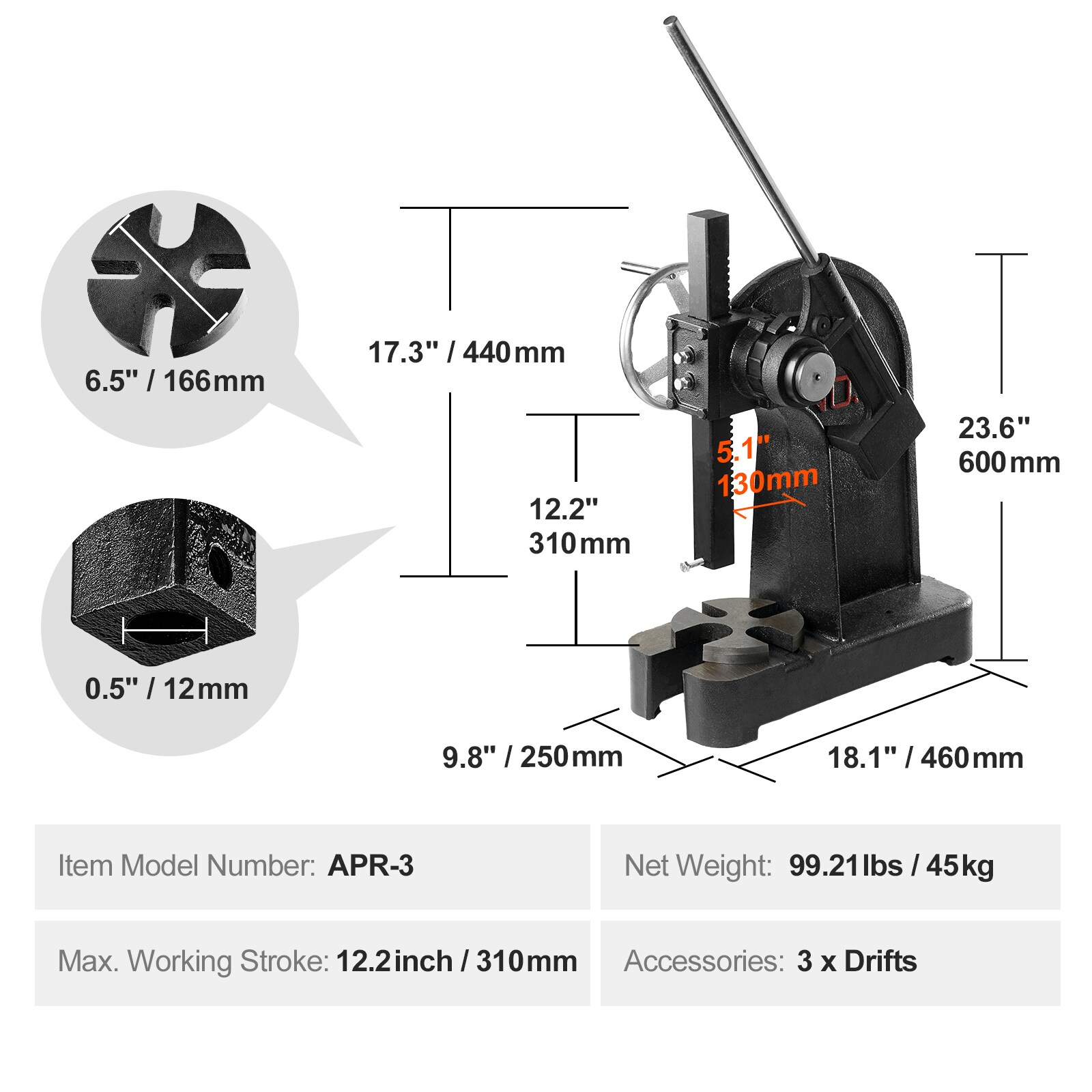 VEVOR SCJLKYLJGGSL01928V0 b100195 - View #7