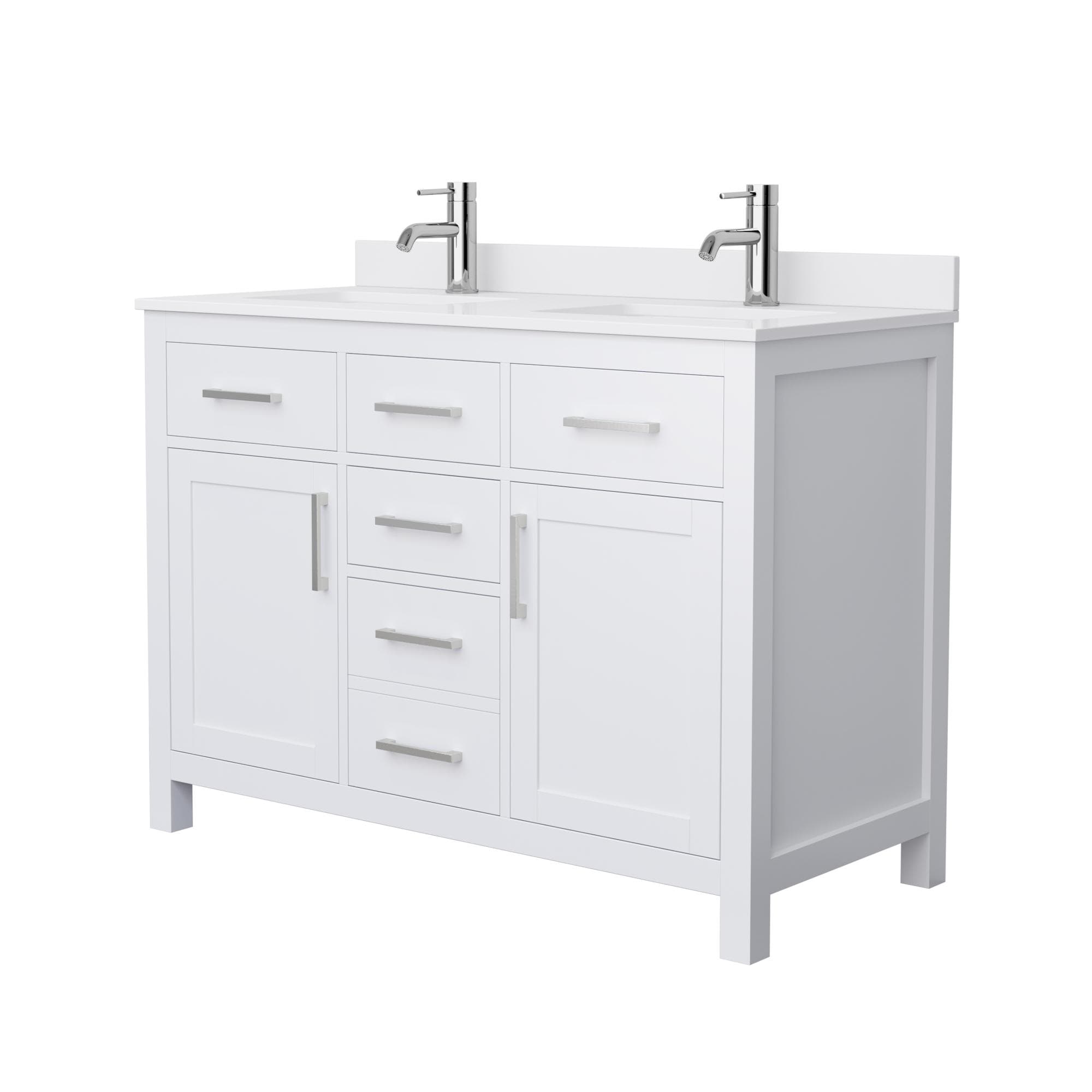 Wyndham Collection WCG242448DWHWCUNSMXX Bath-Vanity-Combo - View #2