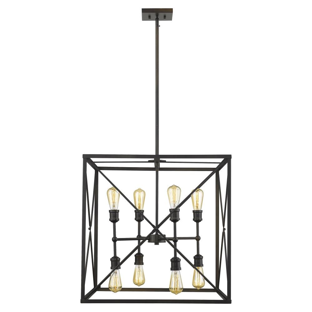 Acclaim Lighting Brooklyn 8-Light Oil-Rubbed Bronze Industrial Square ...