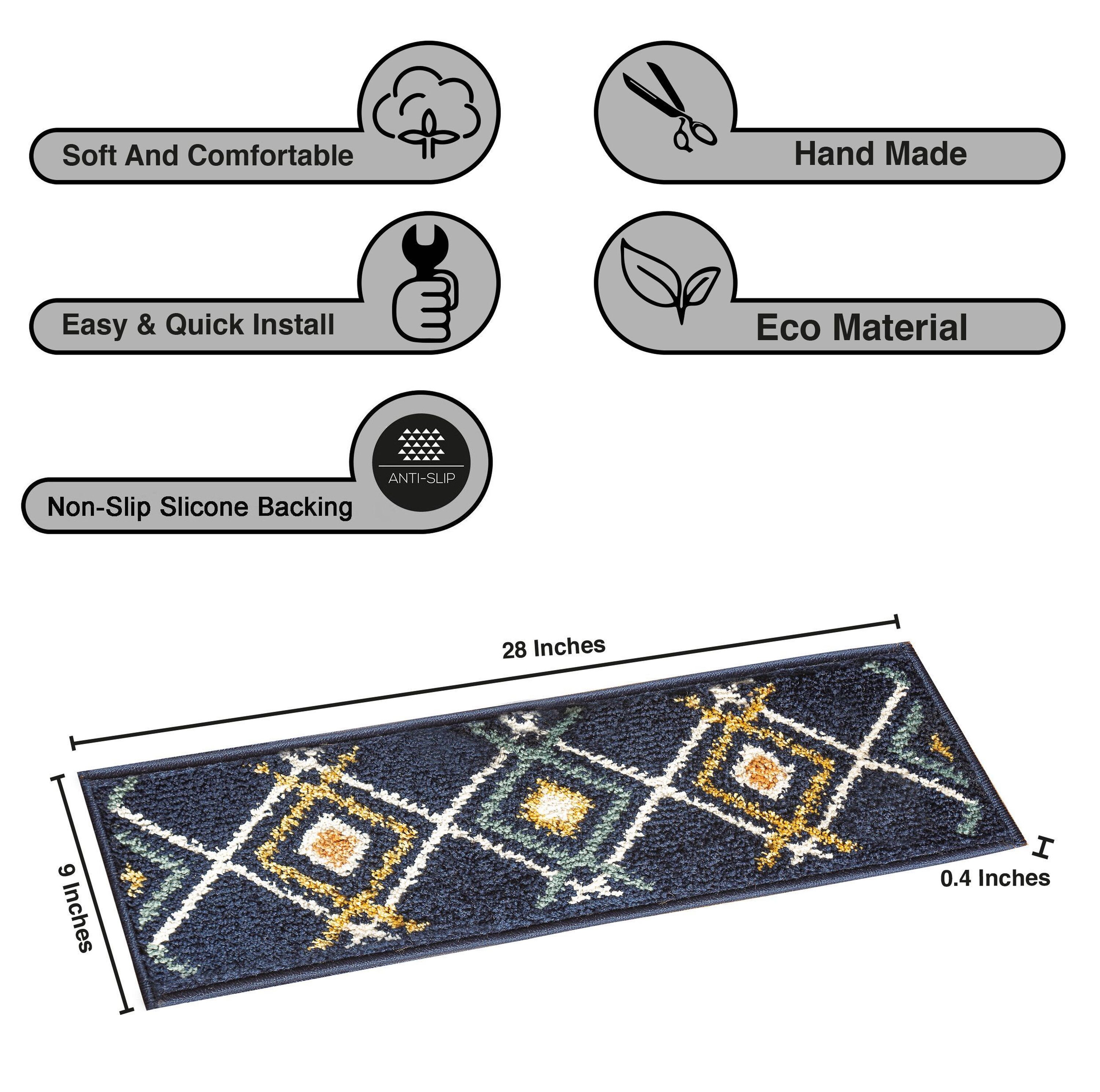 The Sofia Rugs STAIR-59A-BL-10 rugs - View #2