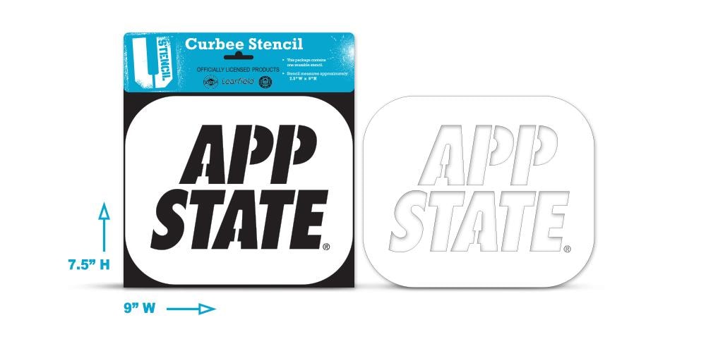 U-Stencil APPOOS-603 Appalachian State APPSTATE Curbee