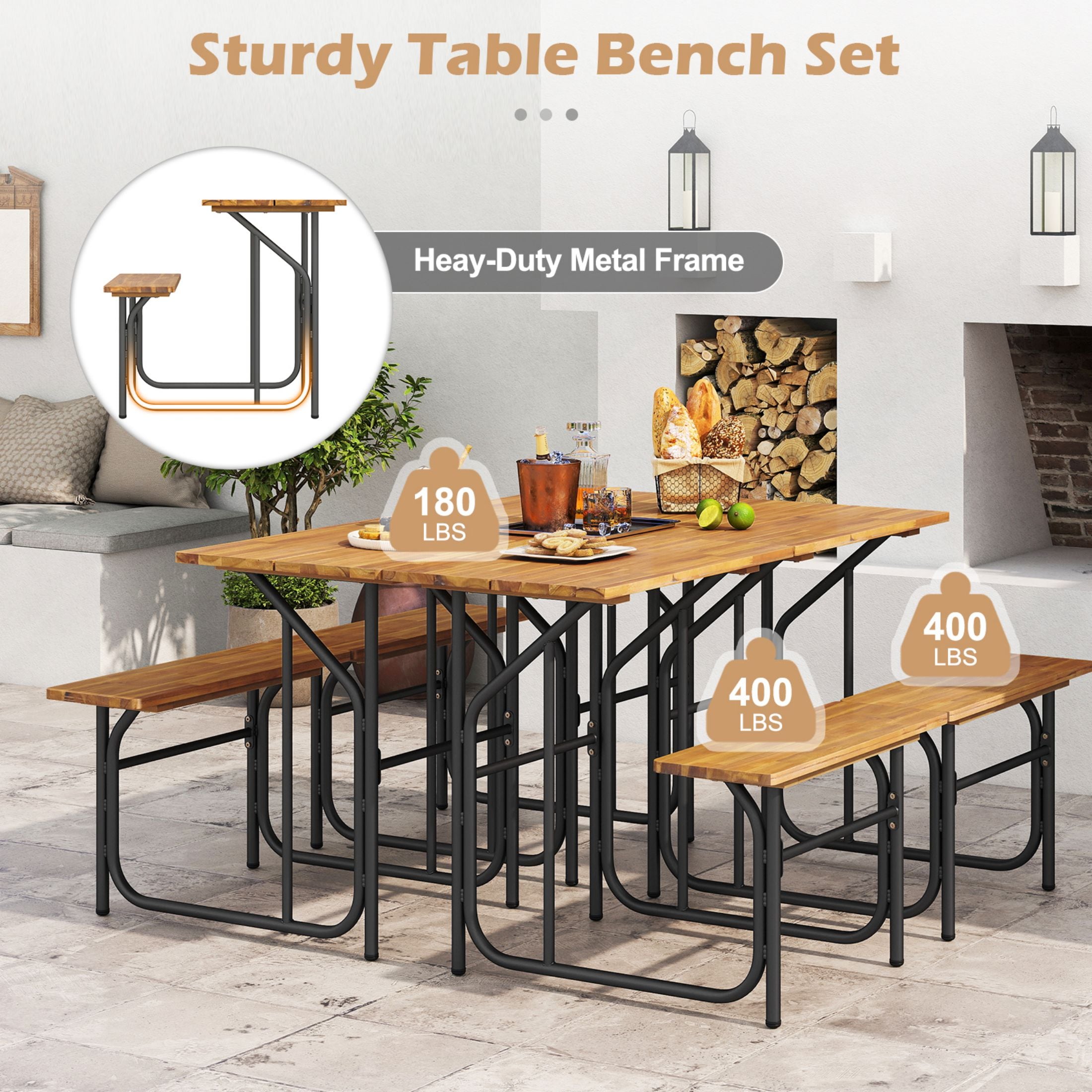 LIVIZA OUZ74256 Picnic-Tables - View #4