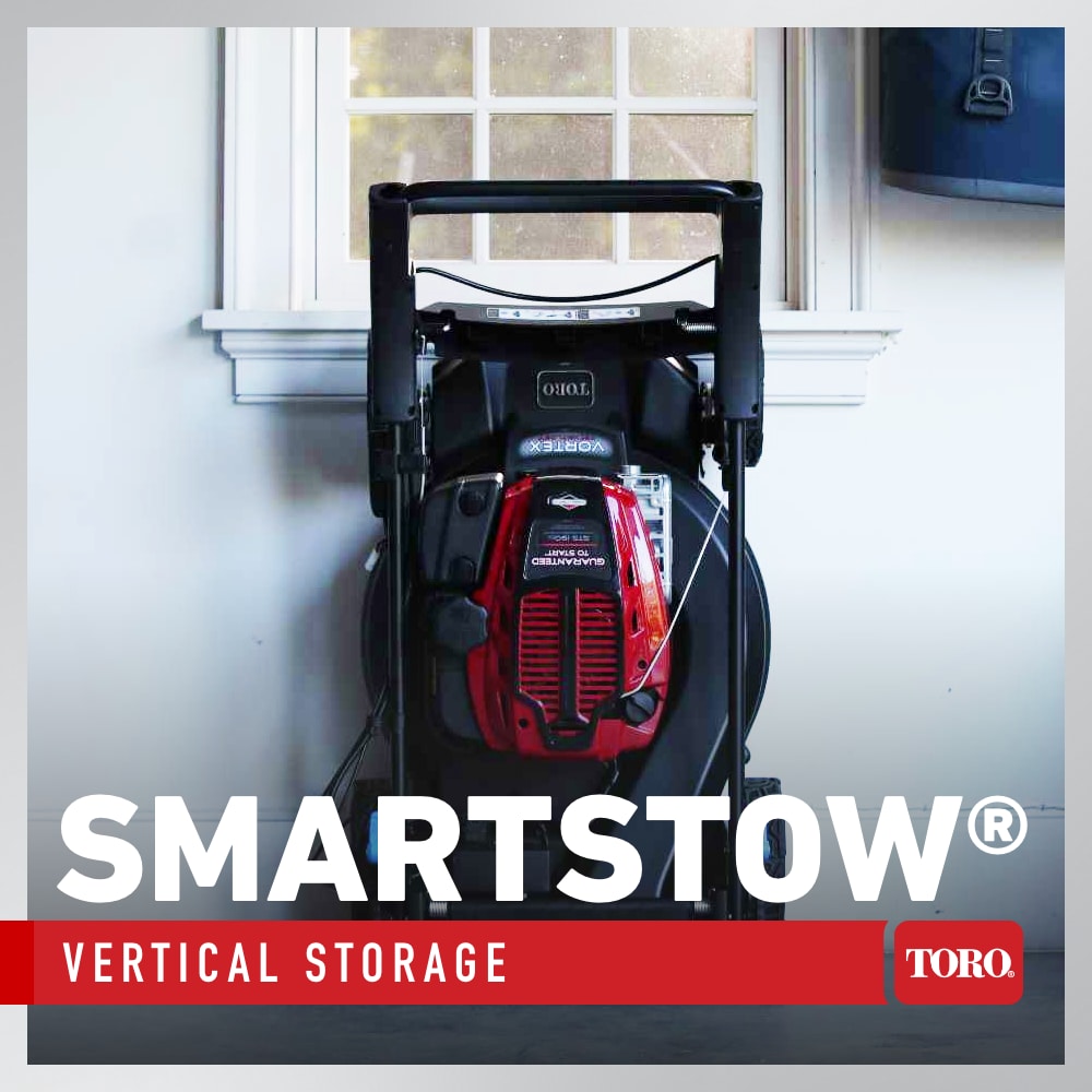 Toro vertical storage discount mower