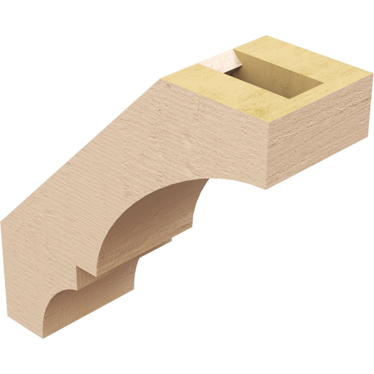 Ekena Millwork BRCUR03X08X08BOARCPR braces - View #6