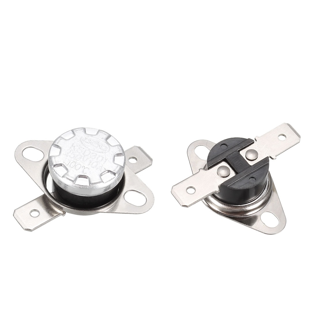 Unique Bargains S25093000UX6480 KSD Series Temperature Control Switch Thermostat 100 Celsius N.C 2pcs