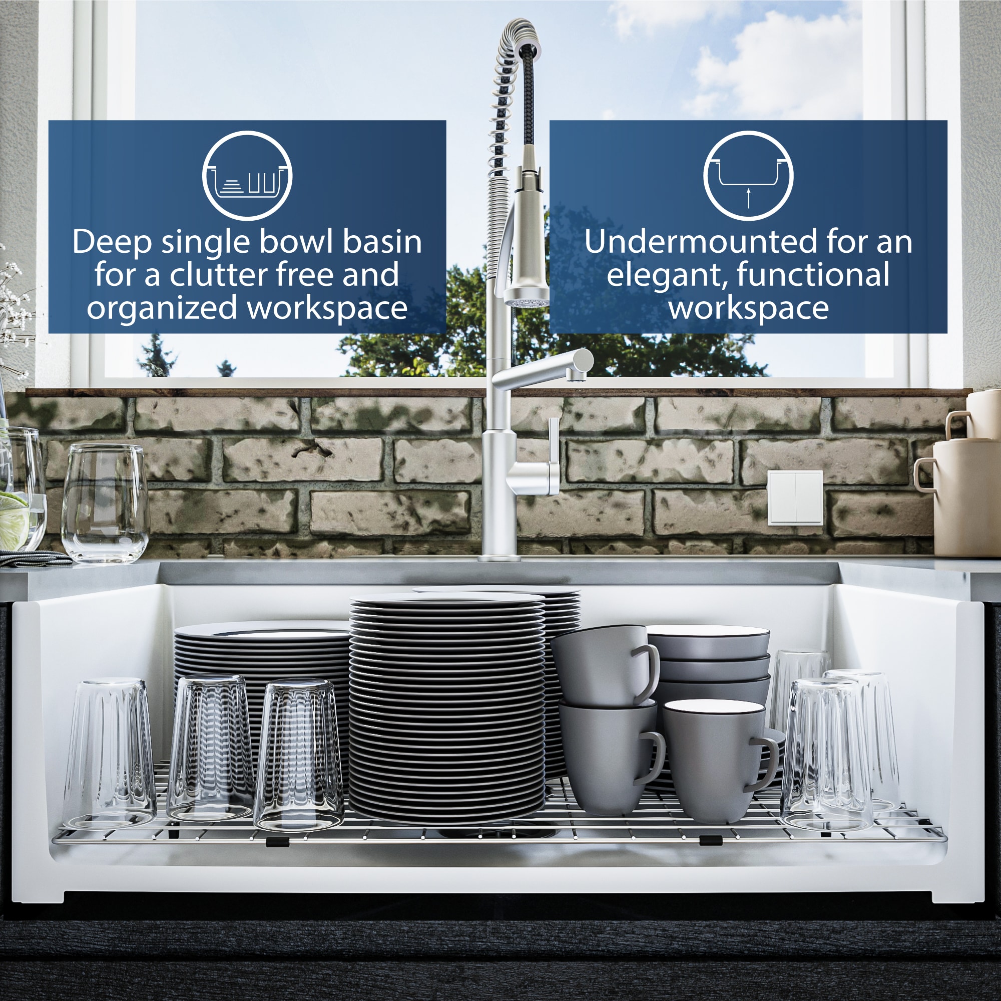 Karran FCP33SBWH Kitchen-Sinks - View #5