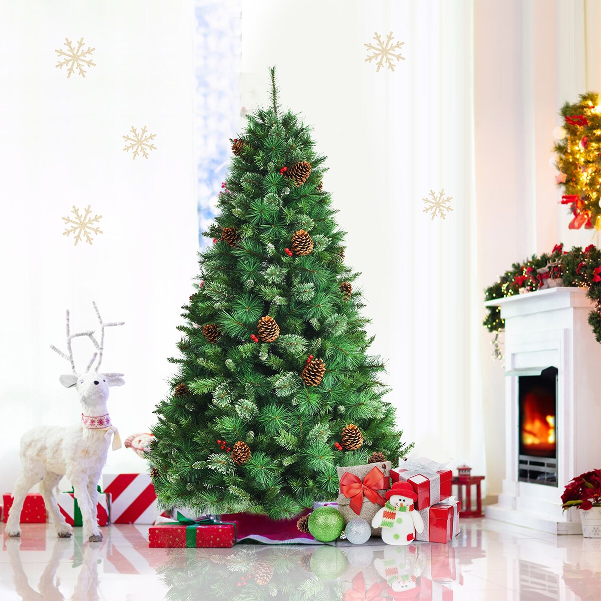 WELLFOR CM-HWY-23488 Artificial-Christmas-Trees - View #7