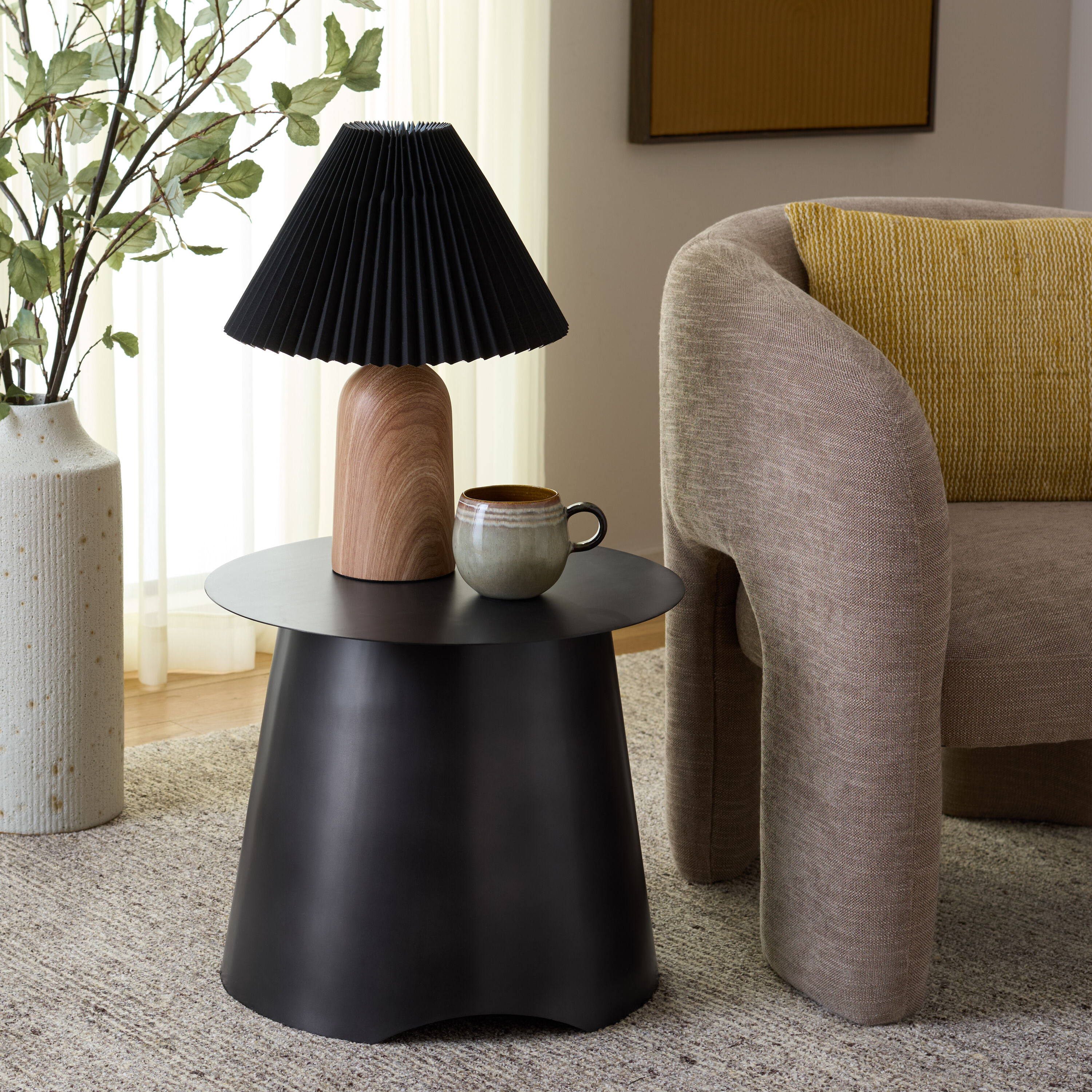Modern Lacquer Accent Table Set