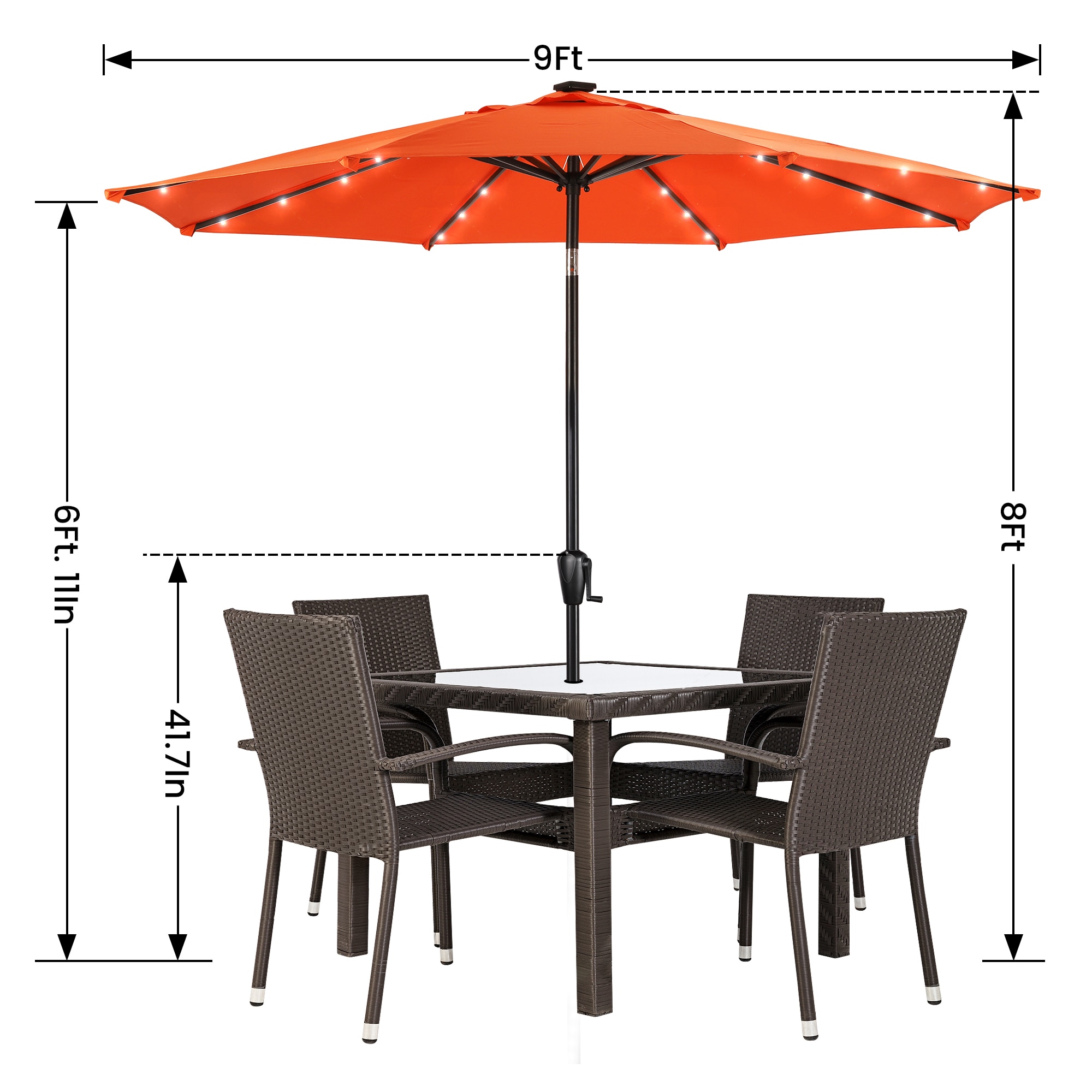 Sun-Ray 801001OR Umbrellas-2 - View #3
